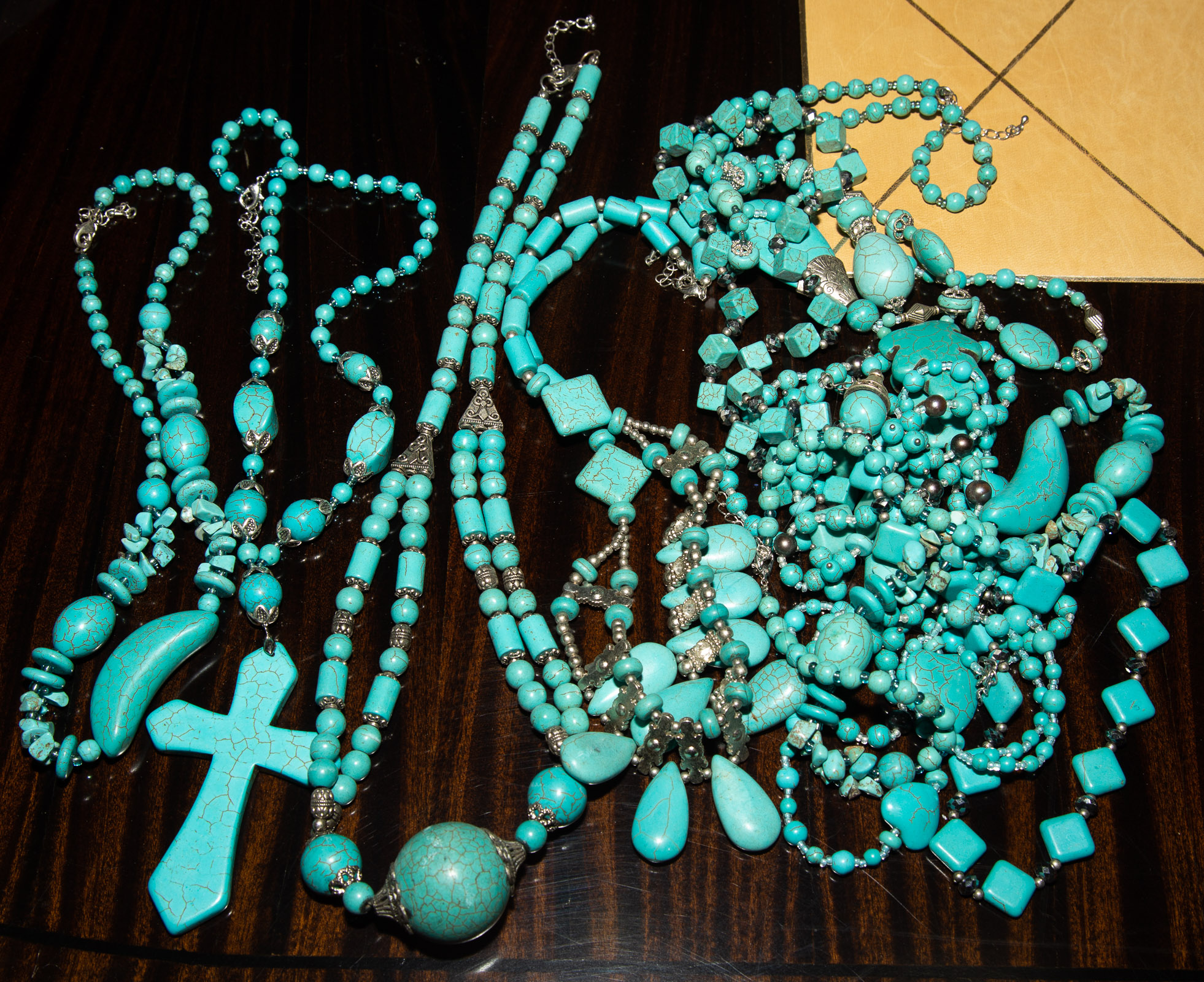 GROUPING OF TURQUOISE STYLE JEWELRY