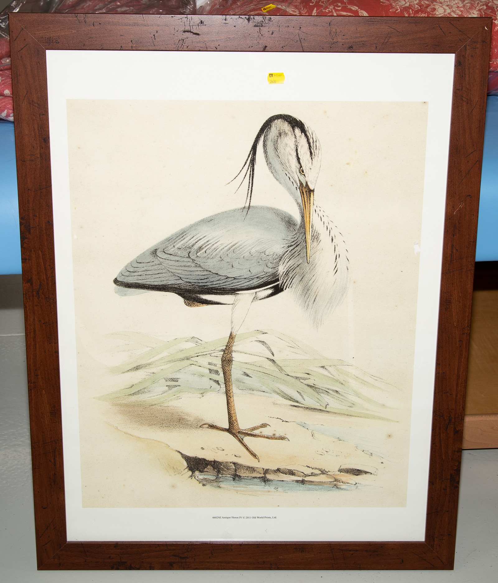 FRAMED REPRODUCTION PRINT OF A
