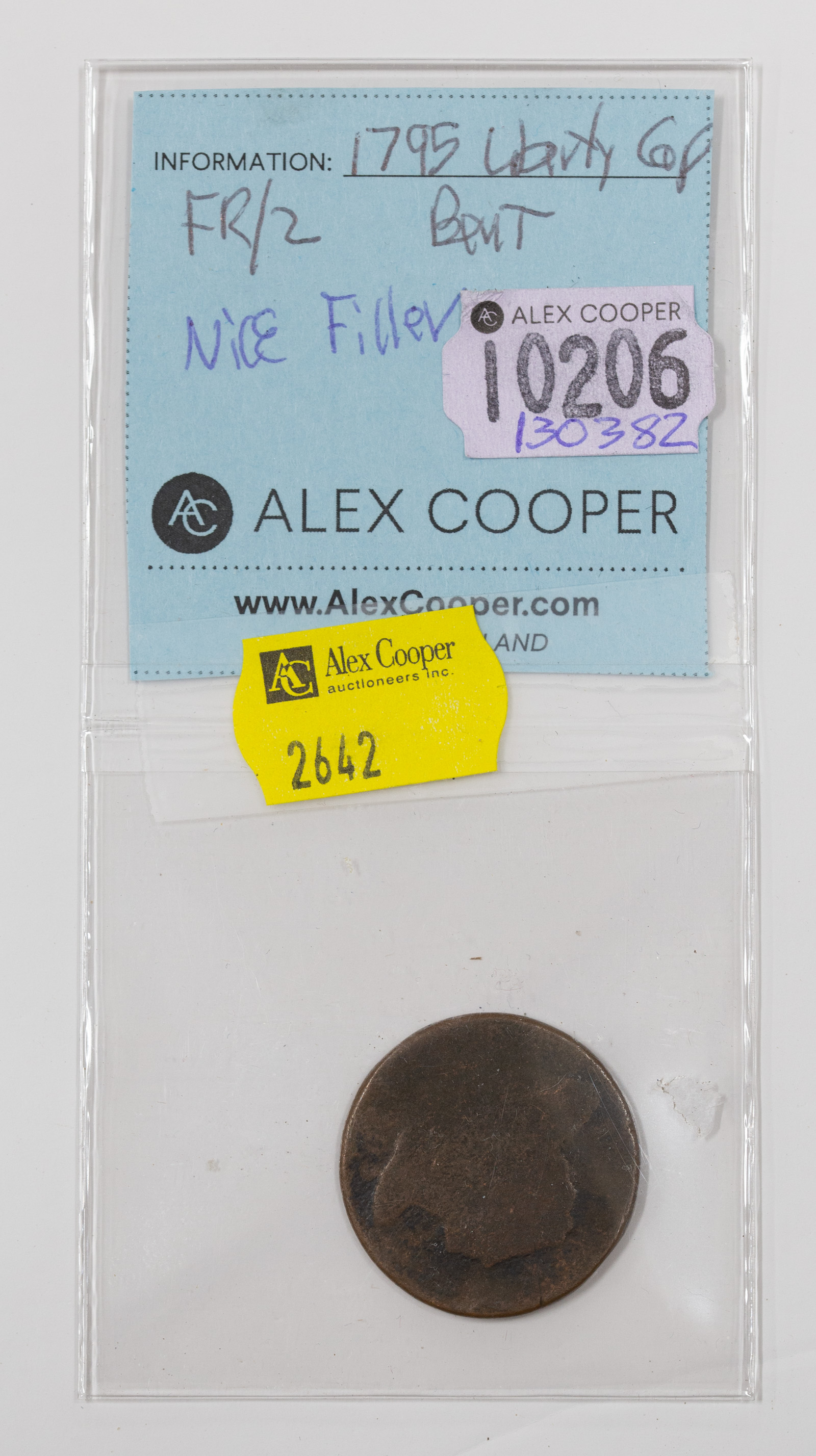 1795 LIBERTY CAP LARGE CENT P1 FR2 3352db