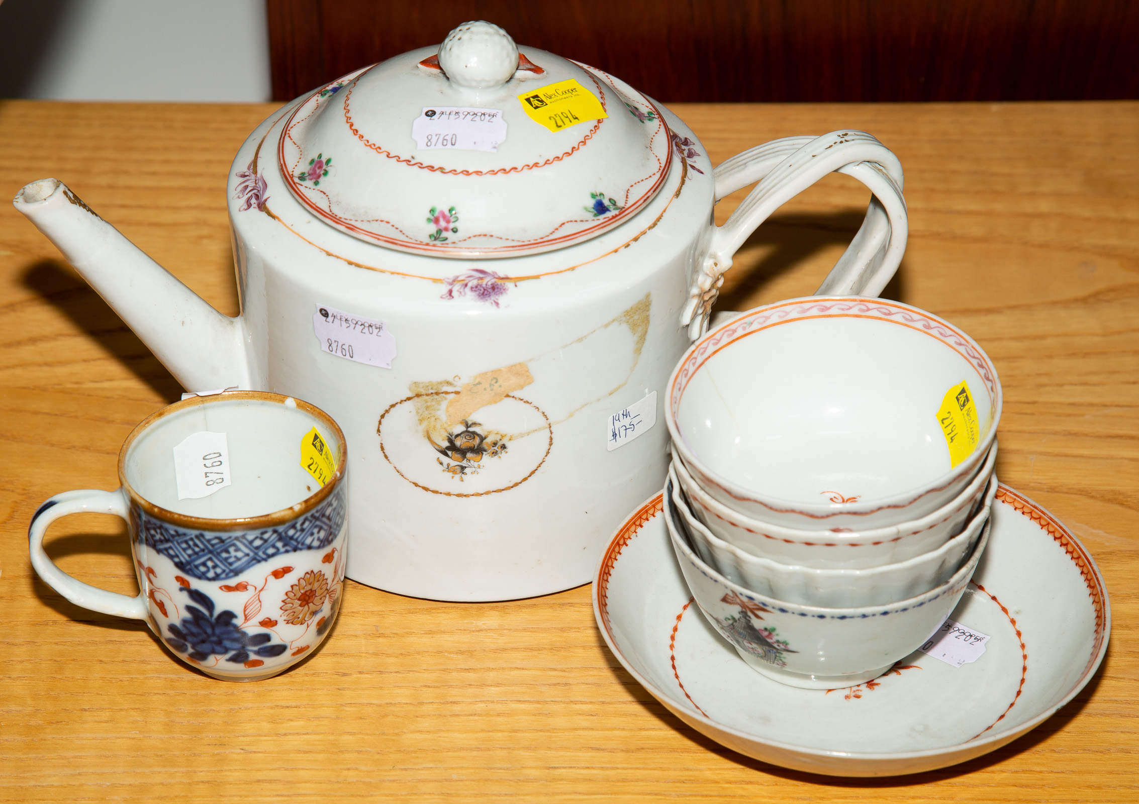 ASSORTED CHINESE EXPORT TEAWARE 335372