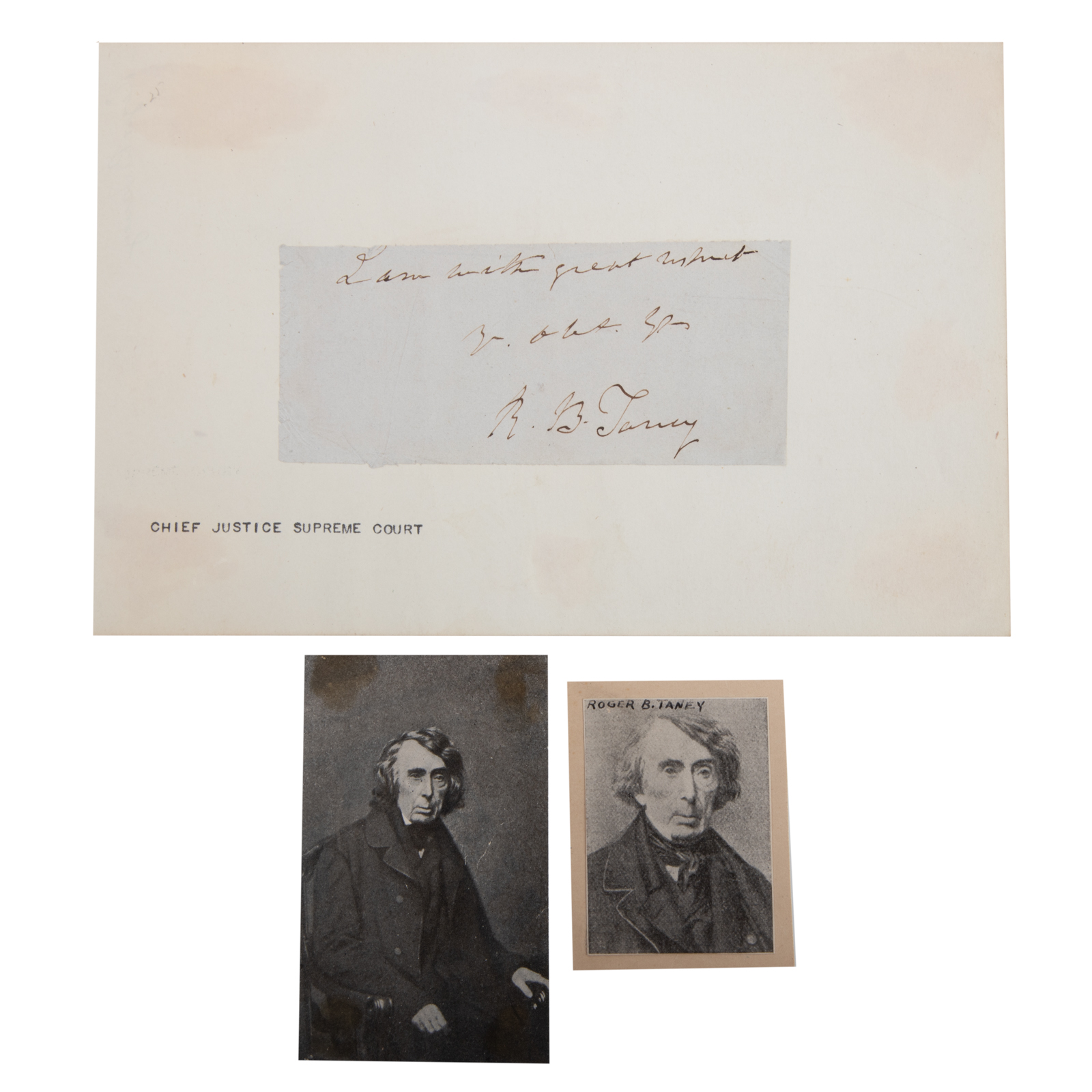 CHIEF JUSTICE ROGER BROOKE TANEY 335407