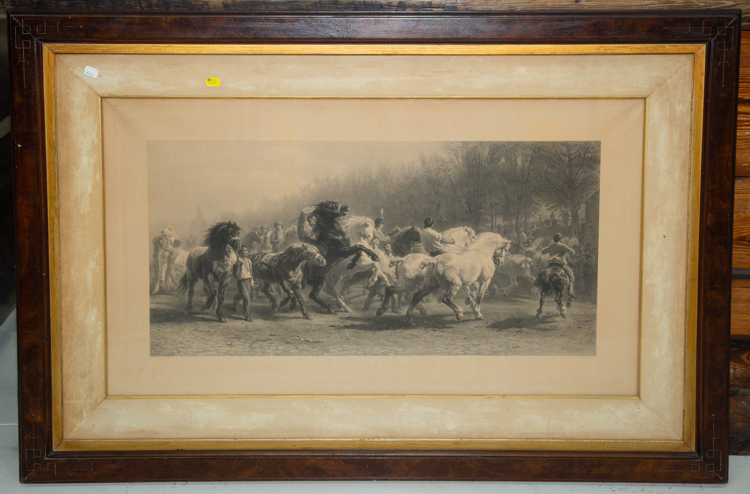 LARGE VICTORIAN PRINT, "THE HORSE