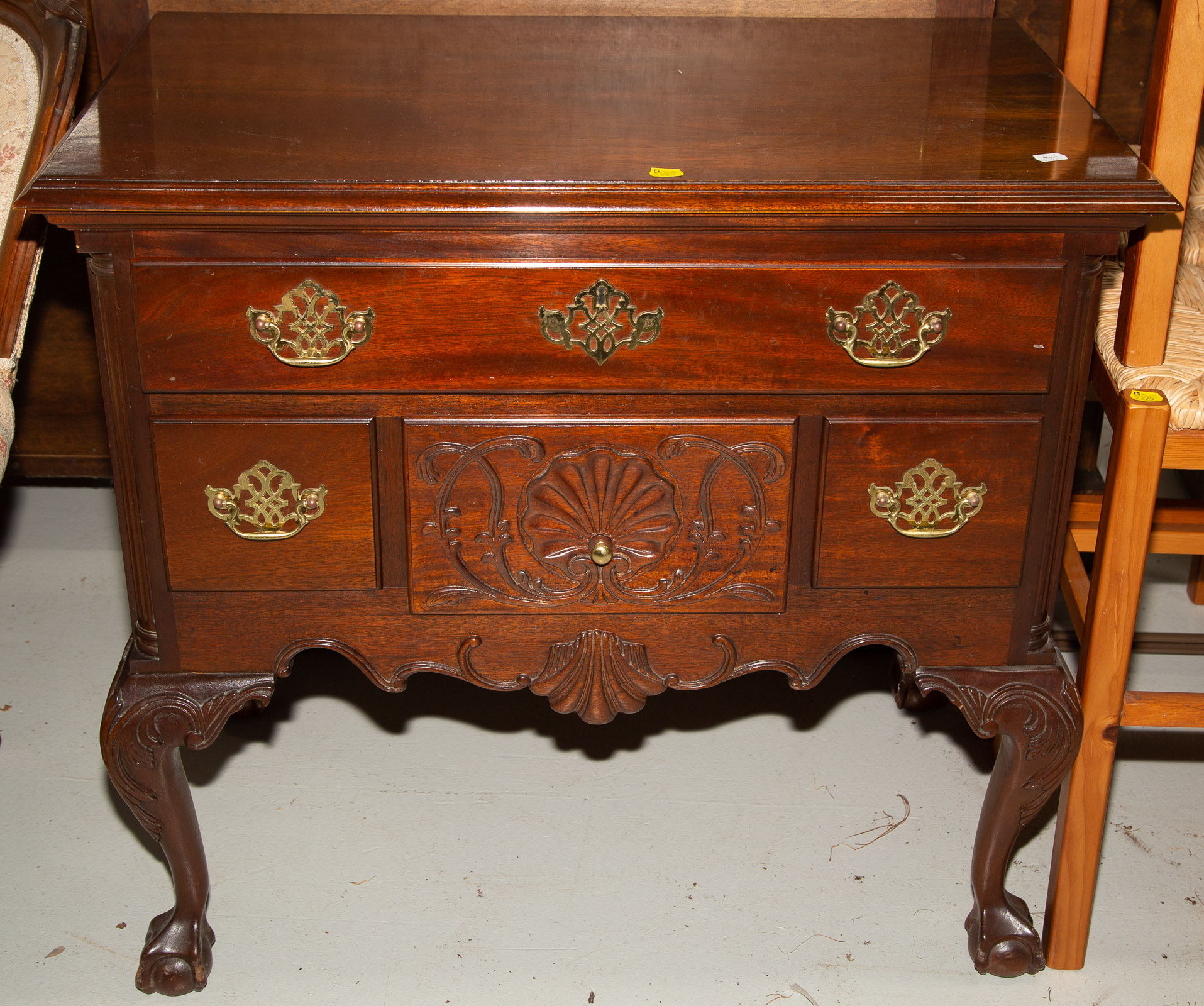 COUNCILL CHIPPENDALE STYLE MAHOGANY