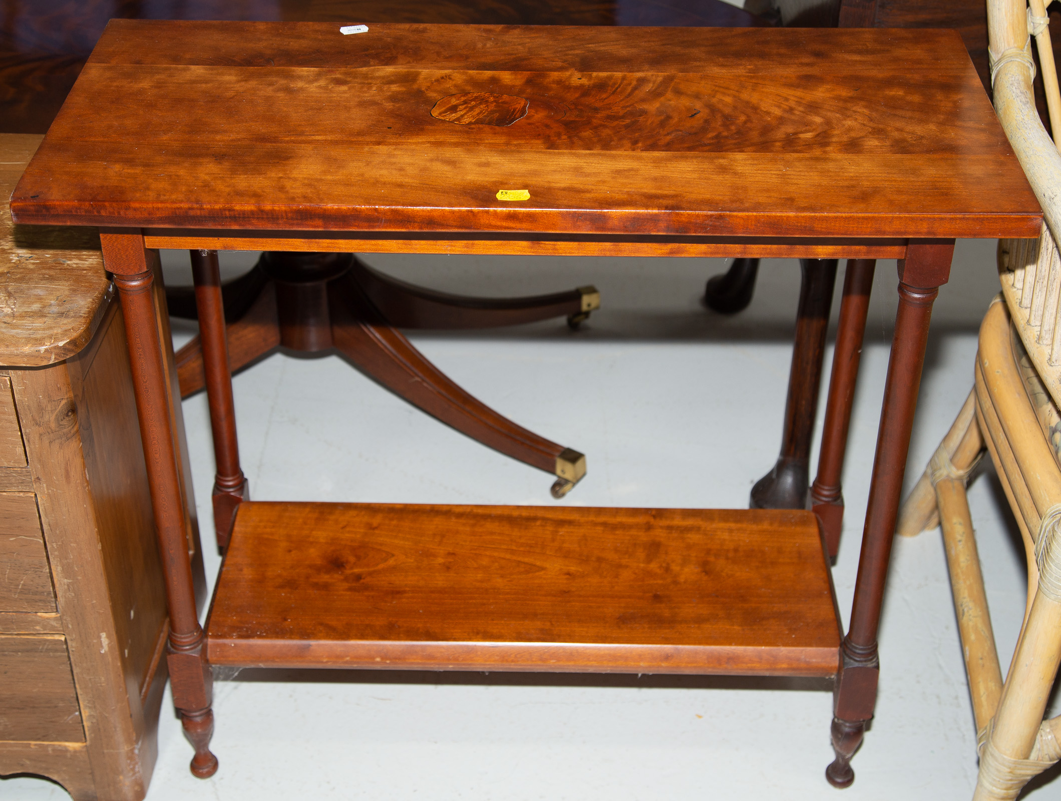 CHERRY TWO TIERED HALL TABLE Possibly 337c22