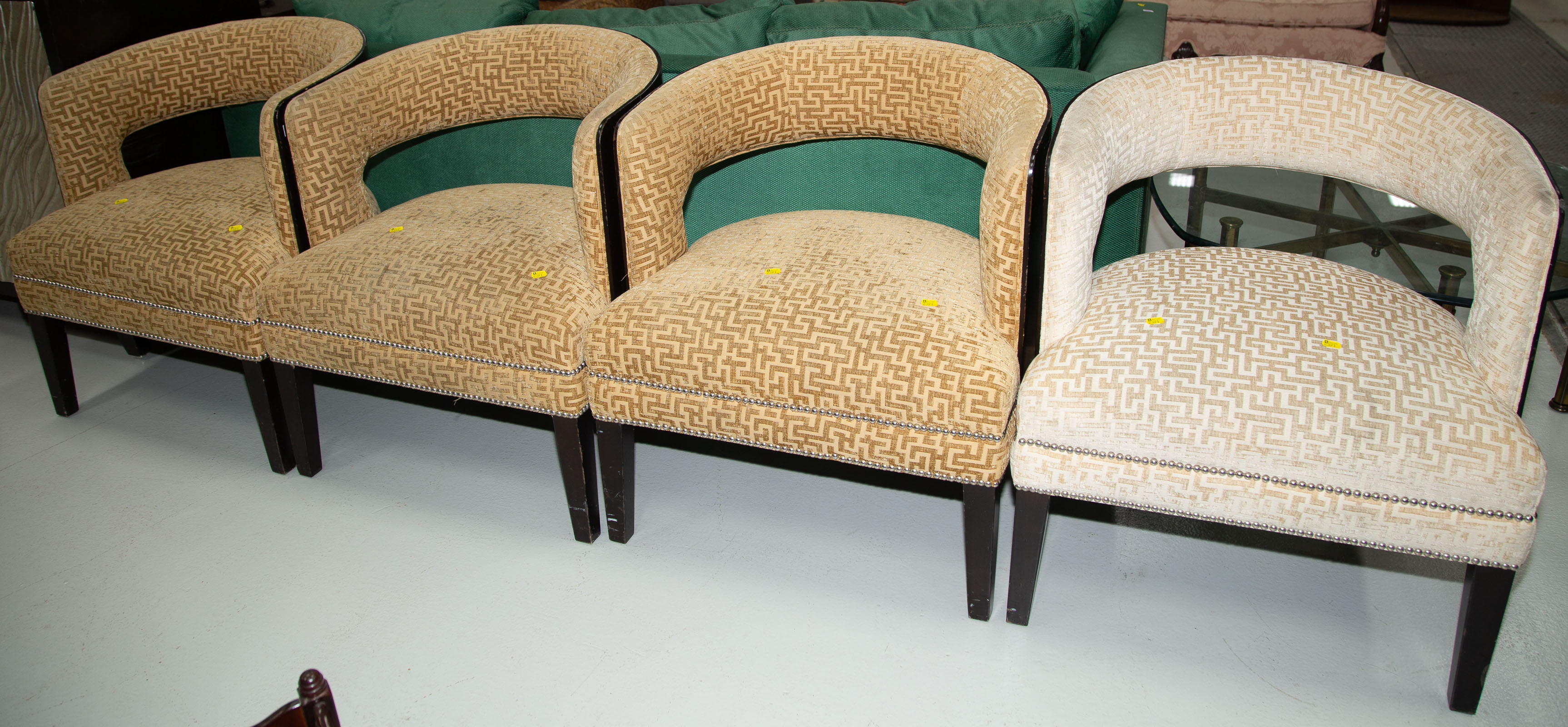 FOUR SOUTHFIELD MODERN ARM CHAIRS 337c41