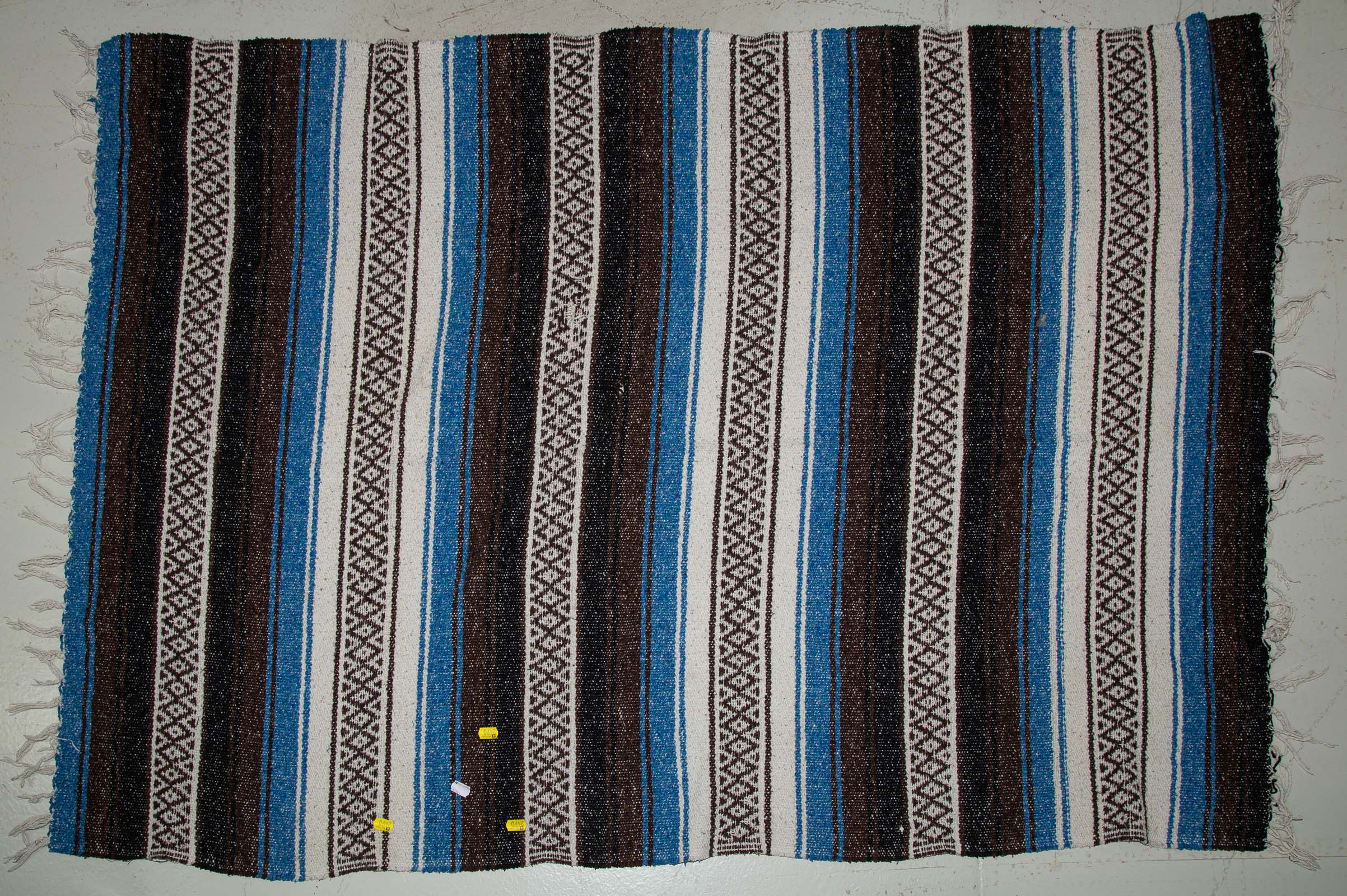 HAND WOVEN BLANKET 64 x 45 1/2 in.