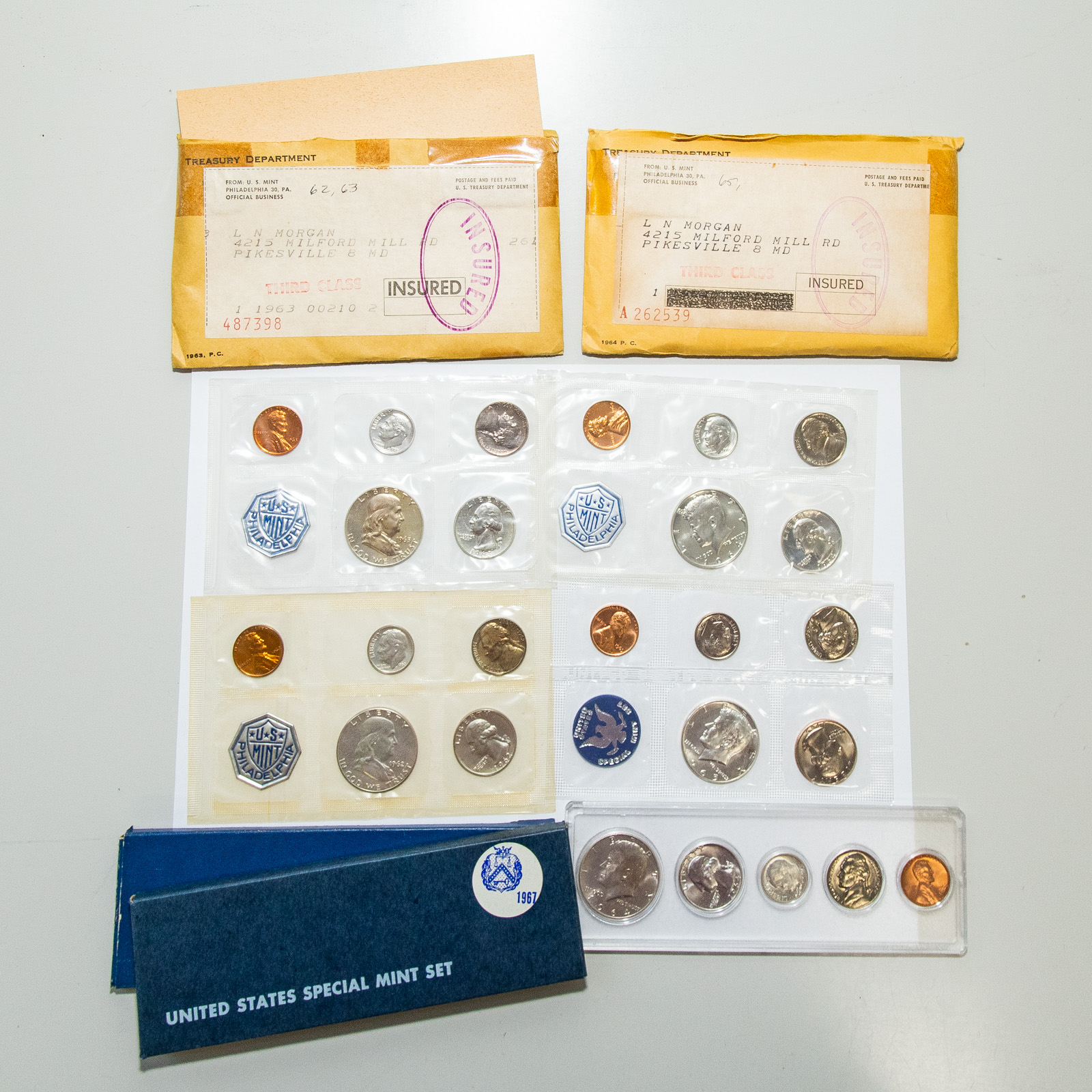 SILVER PROOF & MINT SETS 1962 and