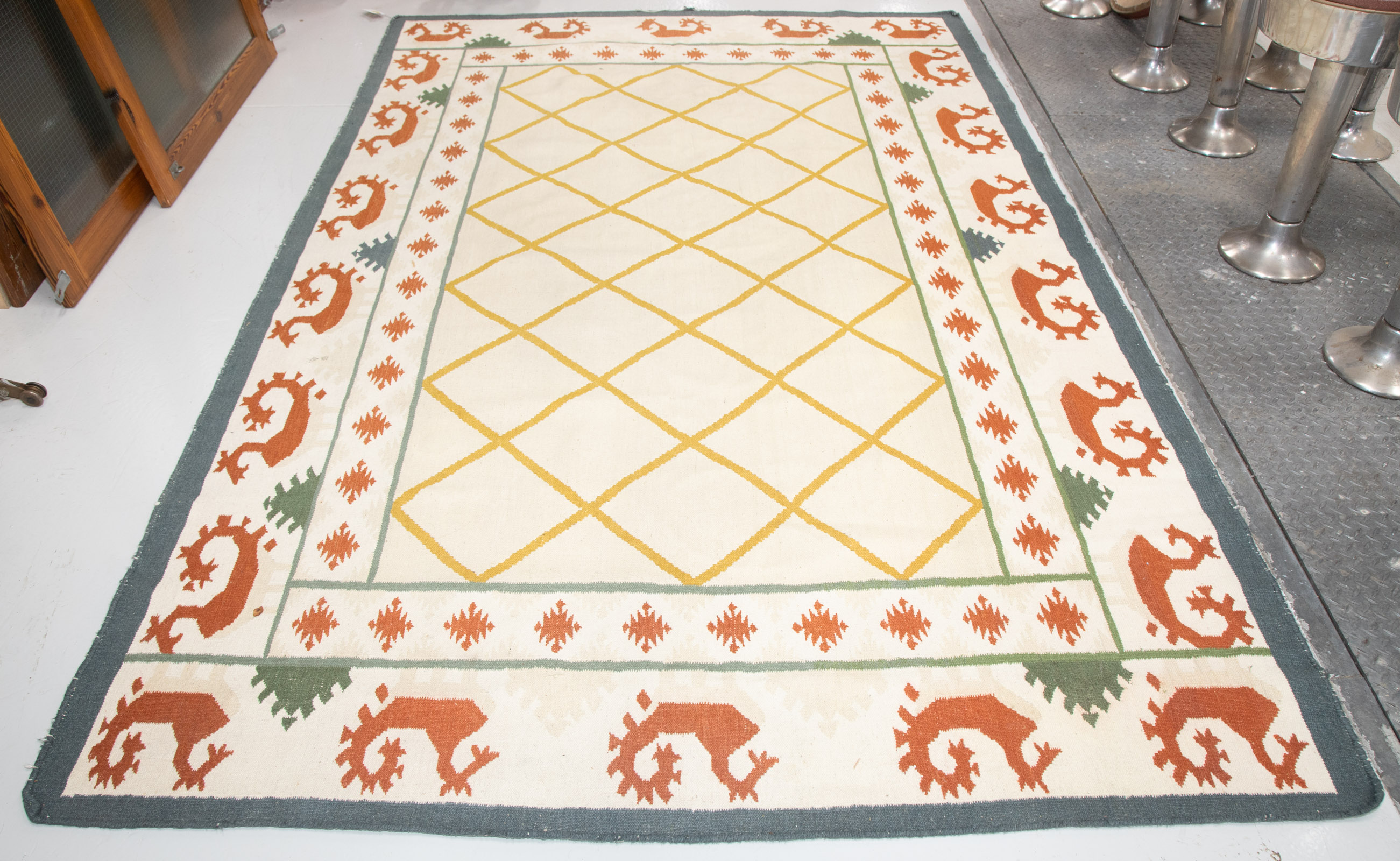 DHURRIE RUG INDIA 5 9 X 8 11 337d0c