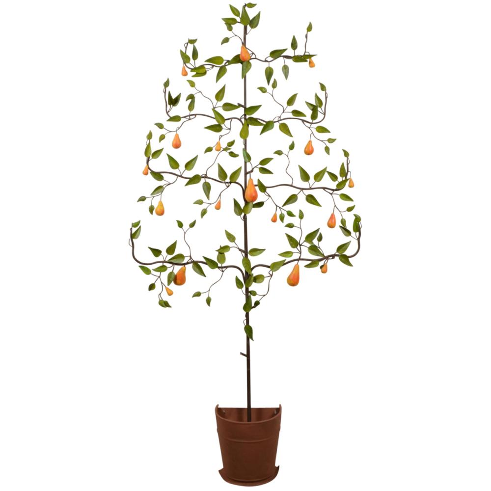 20TH C PAINTED TOLE PEAR TREE20th 337d5d