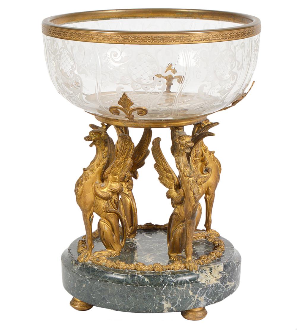 19TH C. FRENCH BRONZE & MARBLE