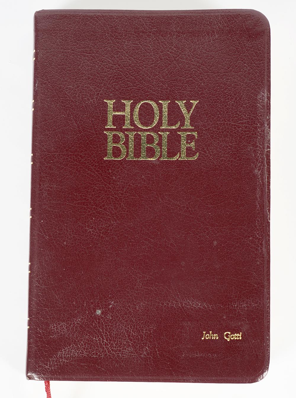 JOHN GOTTI HOLY BIBLE & GREETING