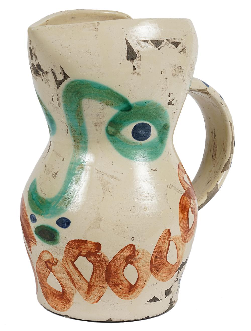 PICASSO MADOURA PITCHER VISAGE 337e76