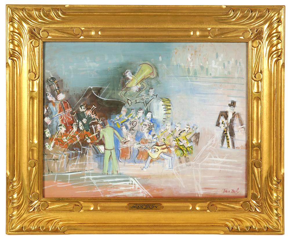 JEAN DUFY L OCHESTRE GOUACHE 337e95