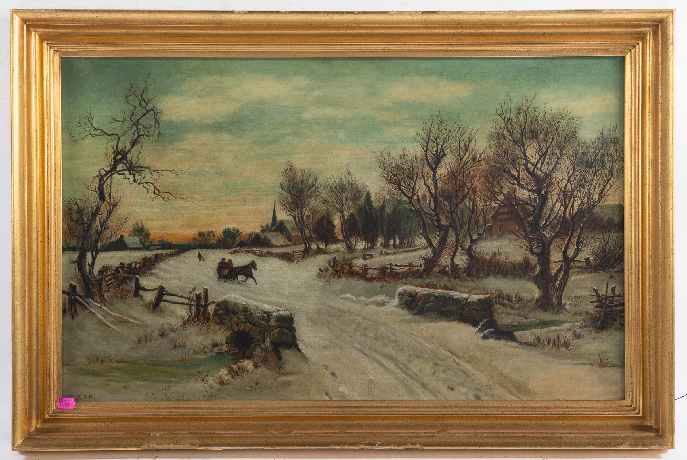 AMERICAN SCHOOL 19TH C WINTER 337f5e