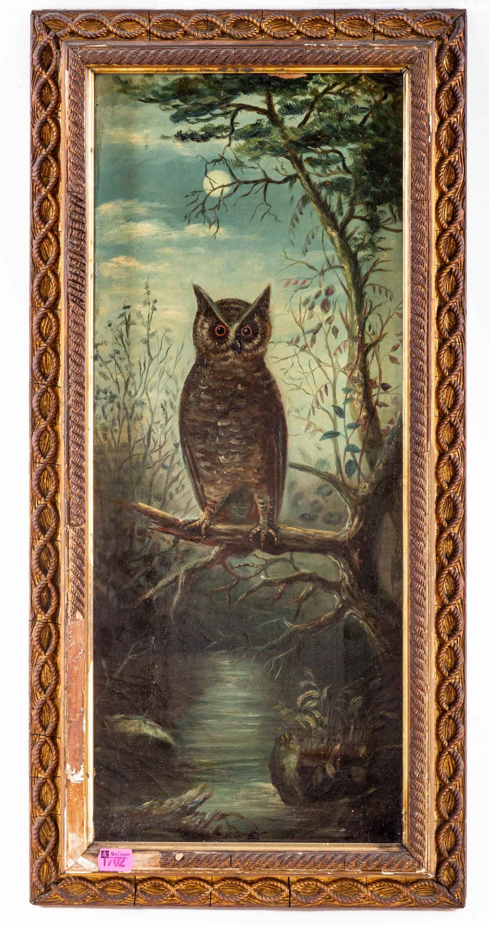 ARTIST UNKNOWN C 1900 THE OWL  337f8f