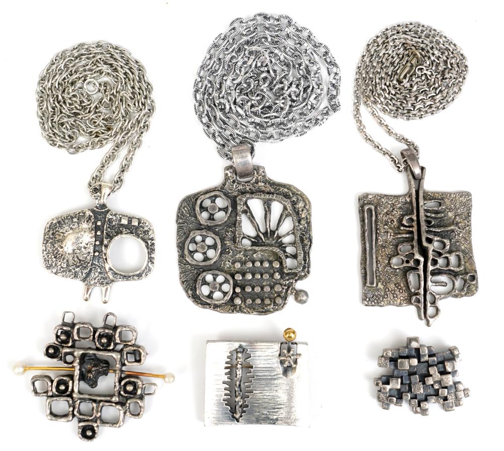 6 PC ASSORTMENT OF GUY VIDAL JEWELRYGuy 338032