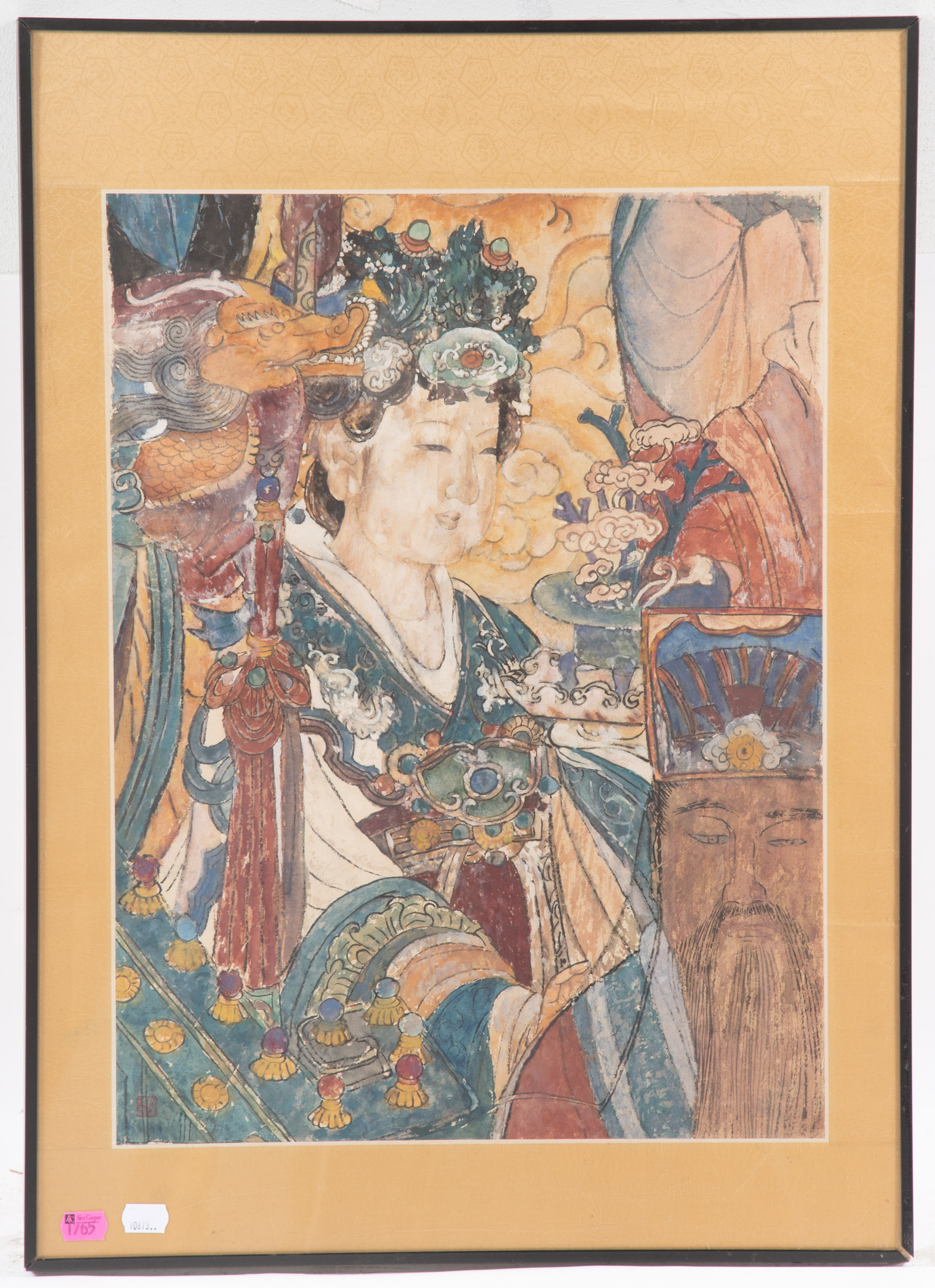 CHINESE SCHOOL. EMPRESS AND ATTENDANT,