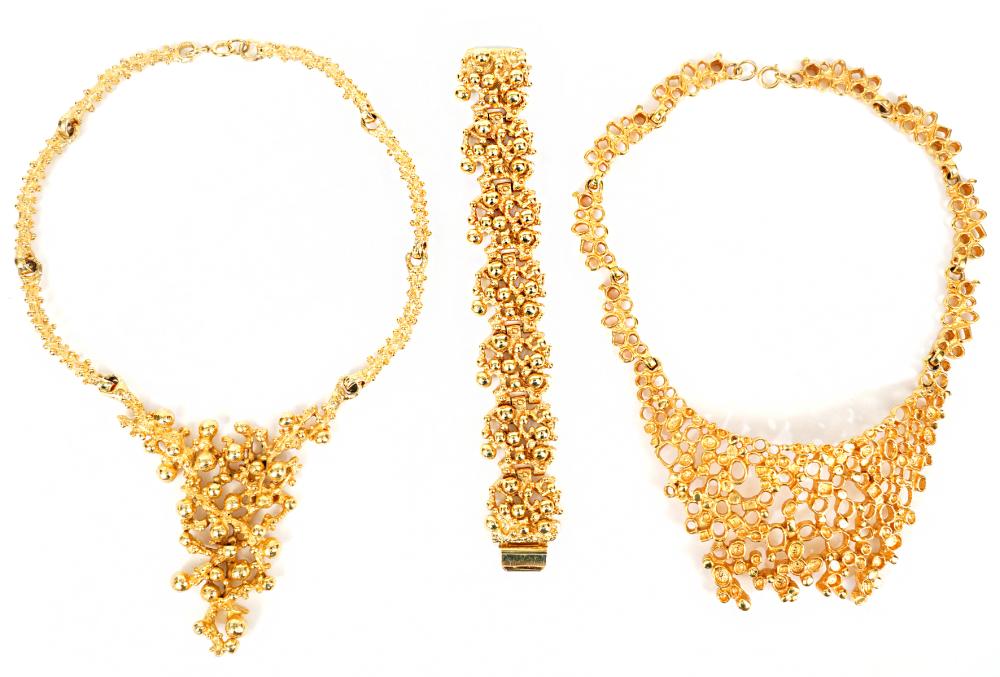 ROBERT LARIN GOLD PLATED 3 PC.