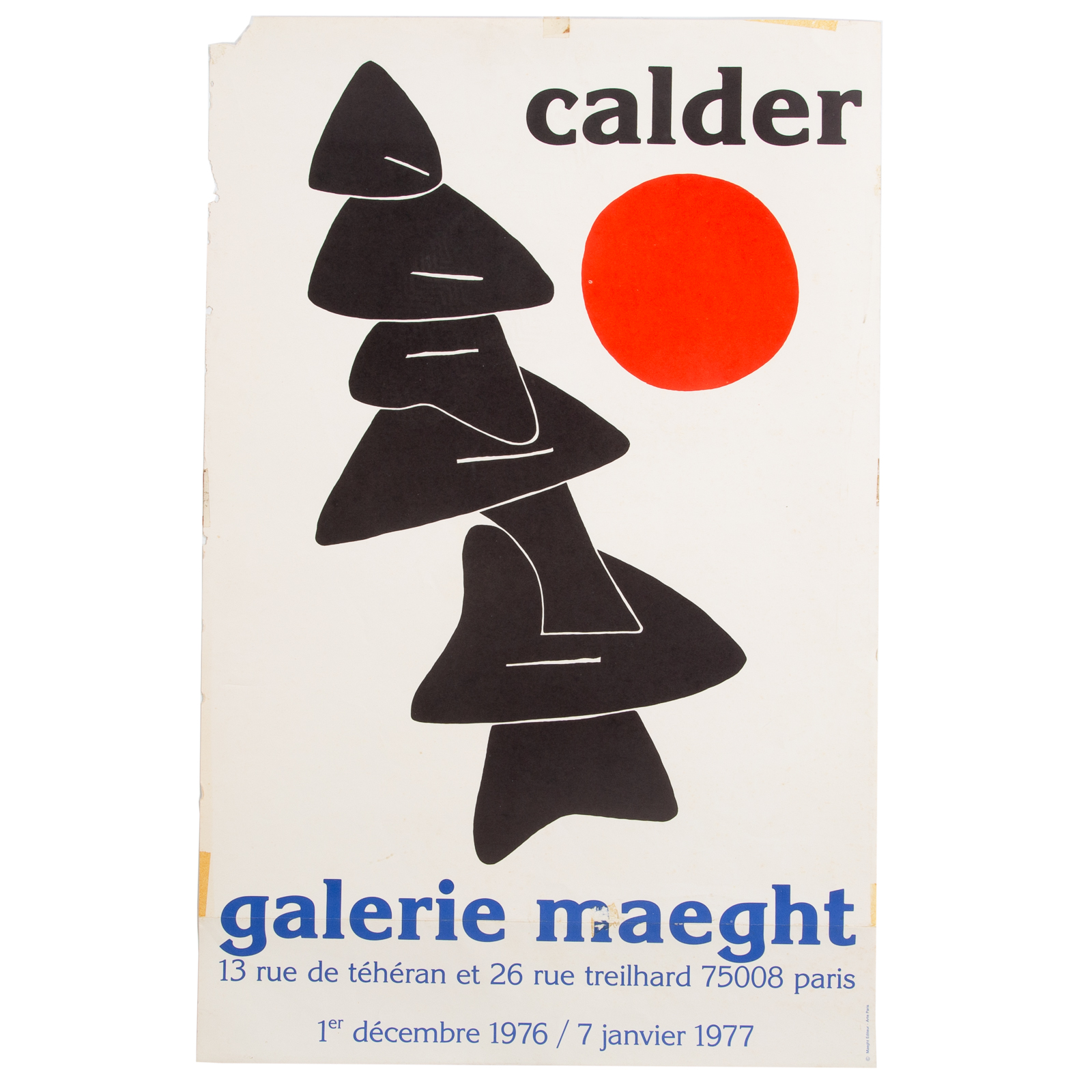 ALEXANDER CALDER. "GALERIE MAEGHT,"