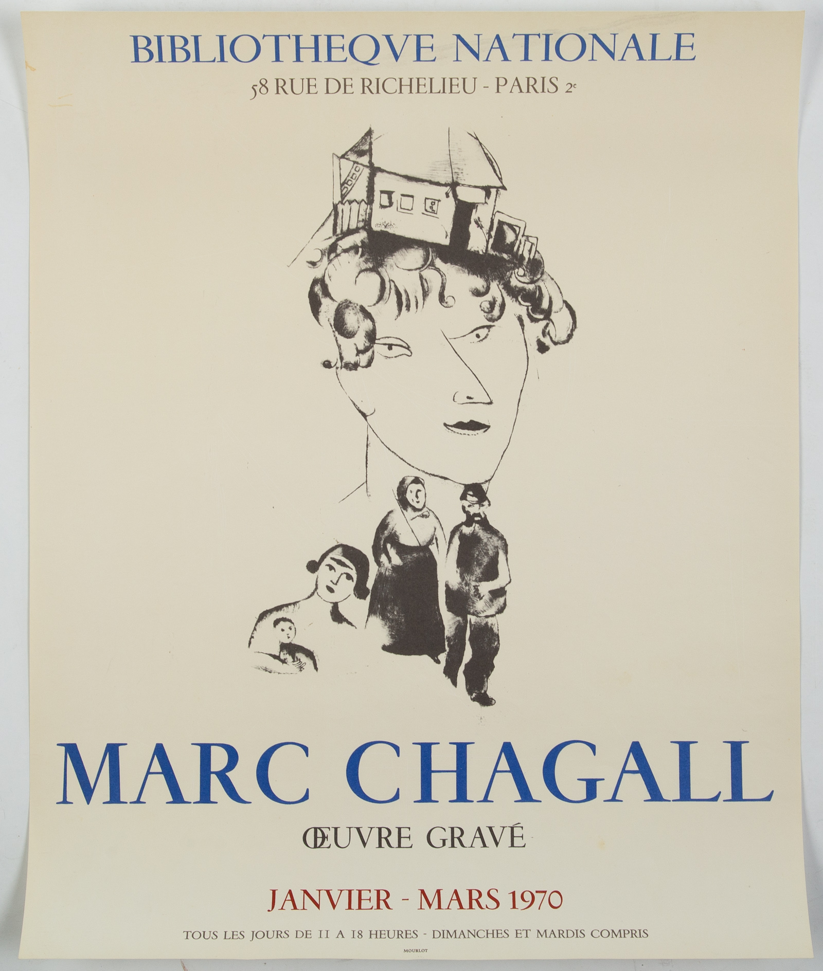 MARC CHAGALL BIBLIOTHEQVE NATIONALE  3380e4