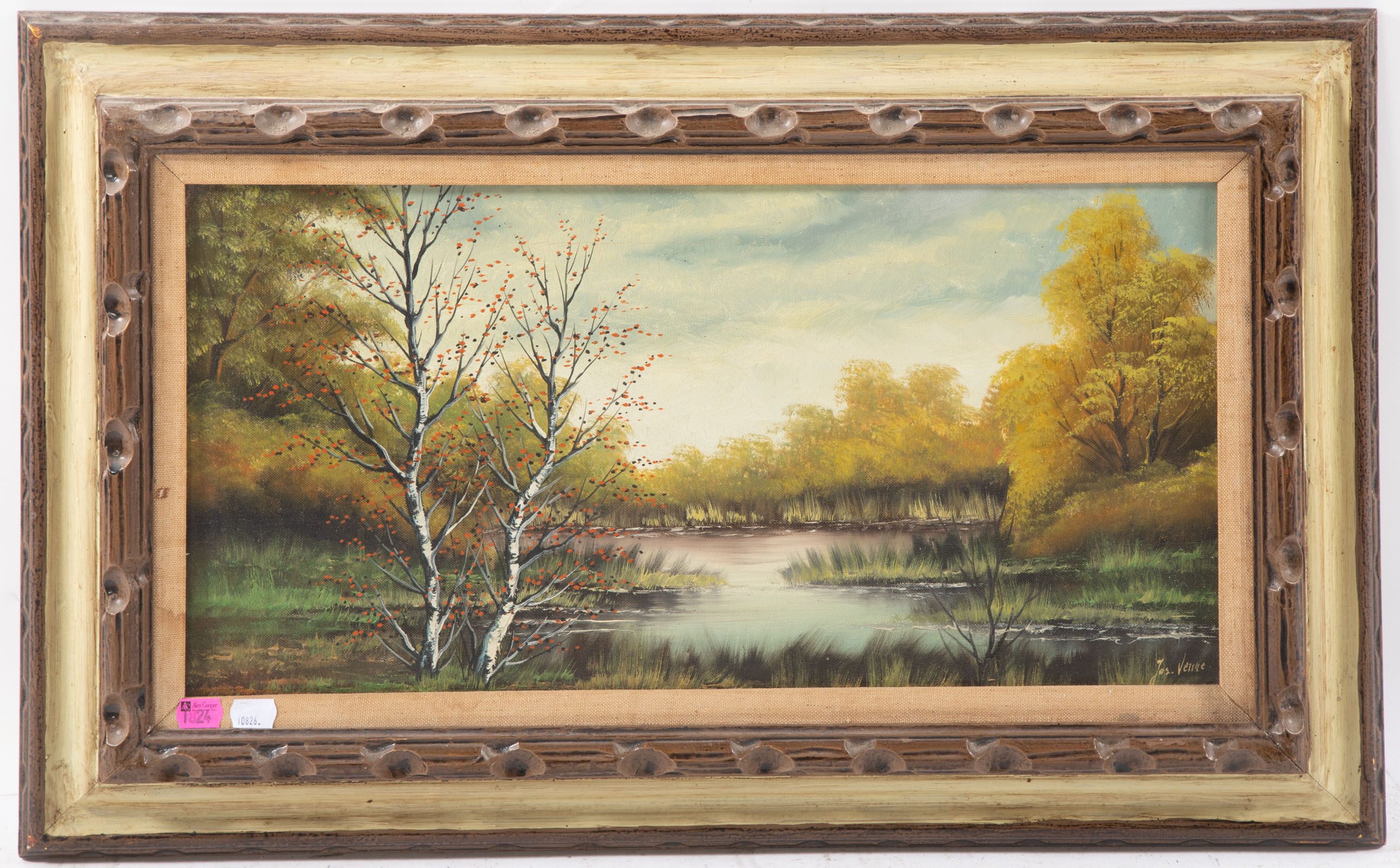 JAMES VENNE RIVER LANDSCAPE OIL 338110