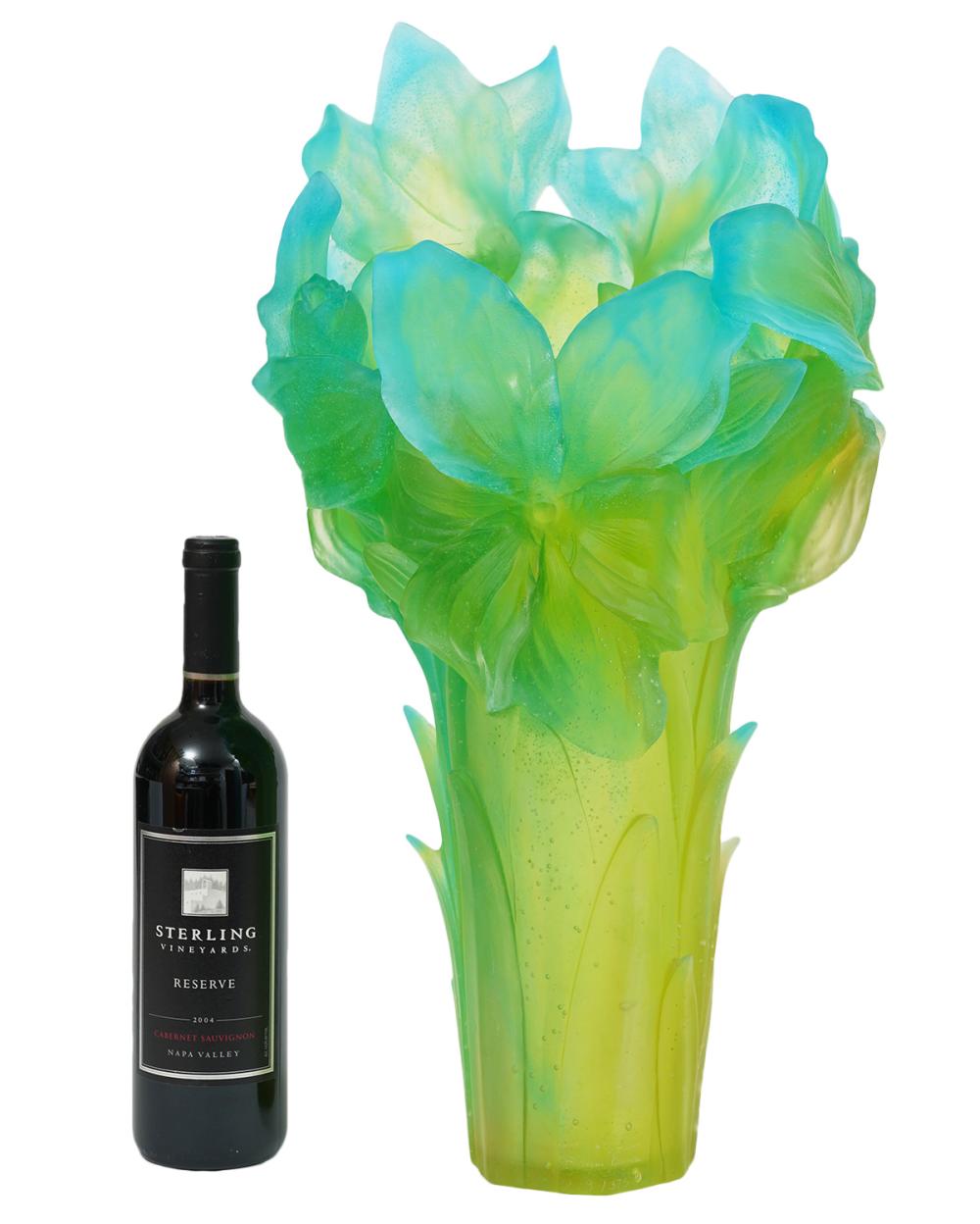 DAUM AMARYLLIS MAGNUM PATE DE VERRE