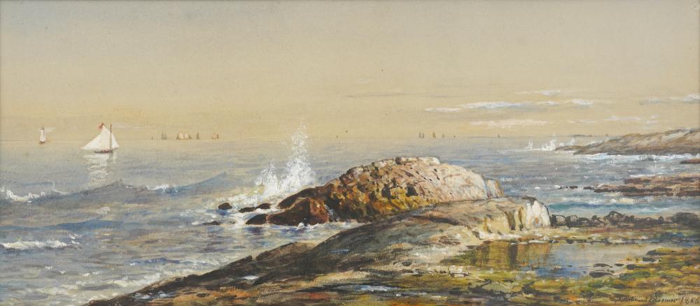 EDMUND DARCH LEWIS 'ROCKY SEACOAST'