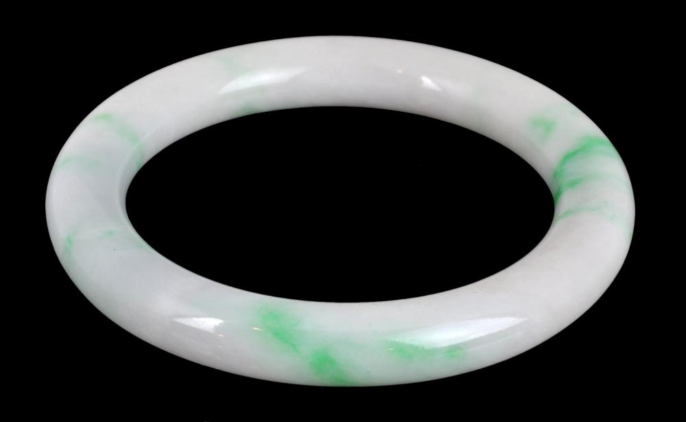 CHINESE GRADE A JADE BANGLE BRACELETChinese 338213