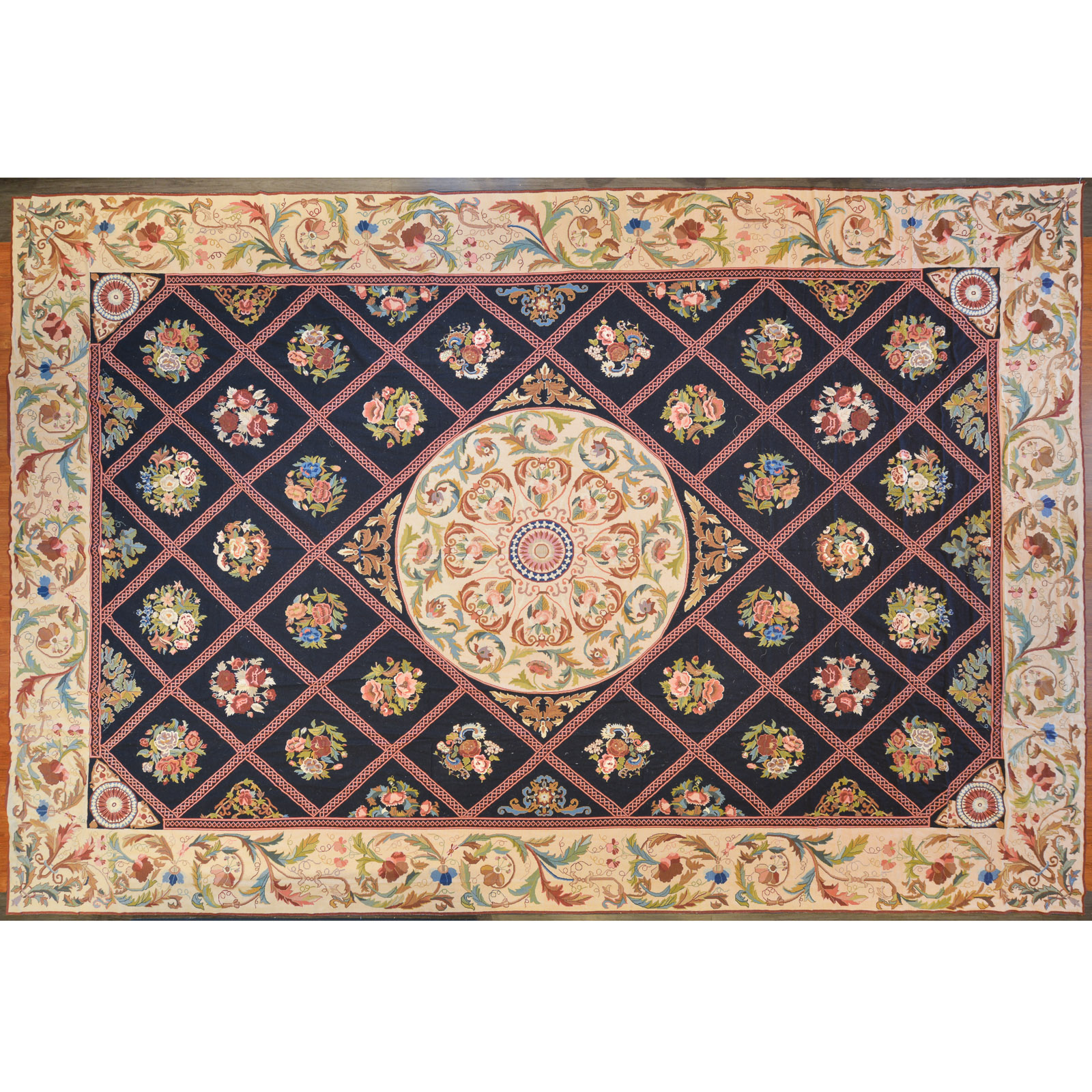 NEEDLEPOINT CARPET, CHINA, 13 X