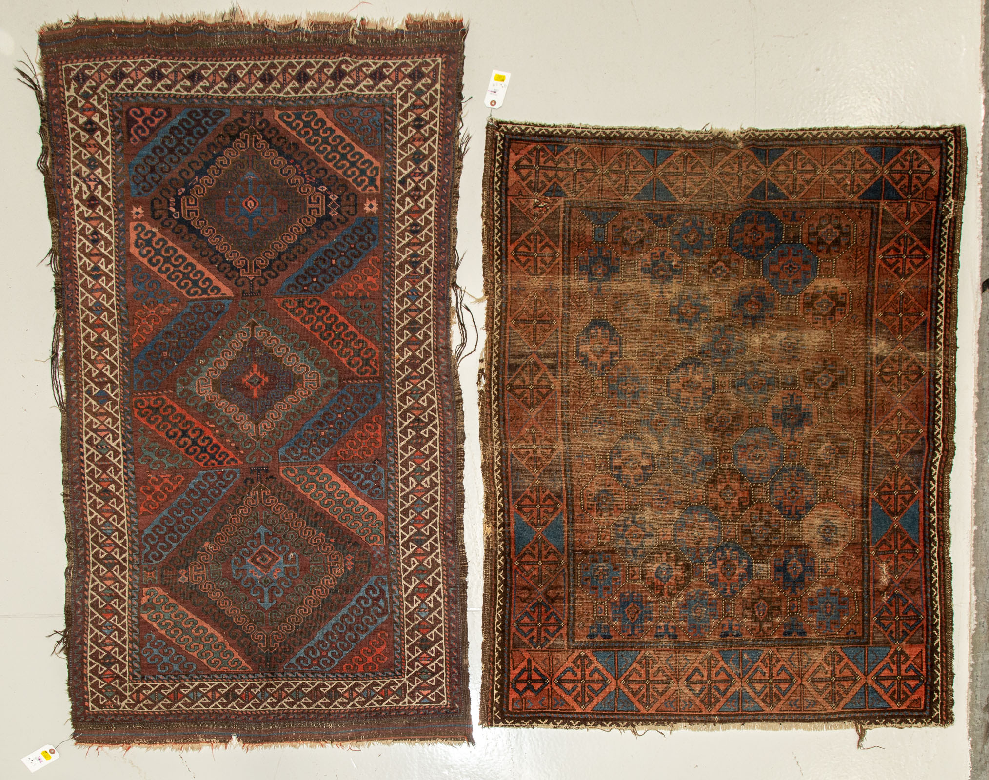 TWO BELOUCHI RUGS AFGHANISTAN  33838a