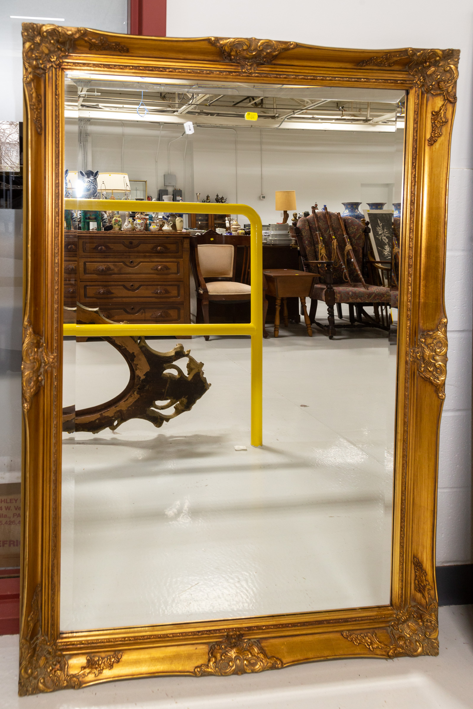LARGE CONTEMPORARY WALL MIRROR