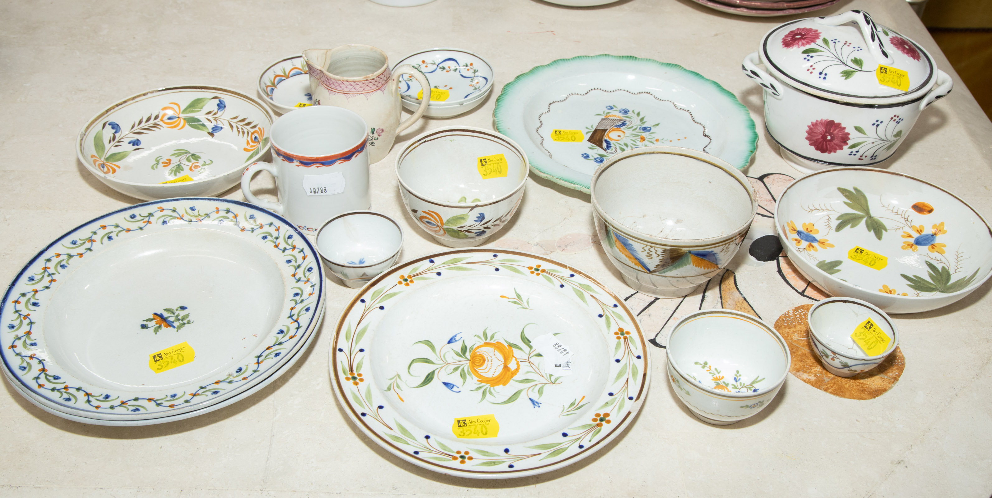 COLLECTION OF STAFFORDSHIRE PEARLWARE