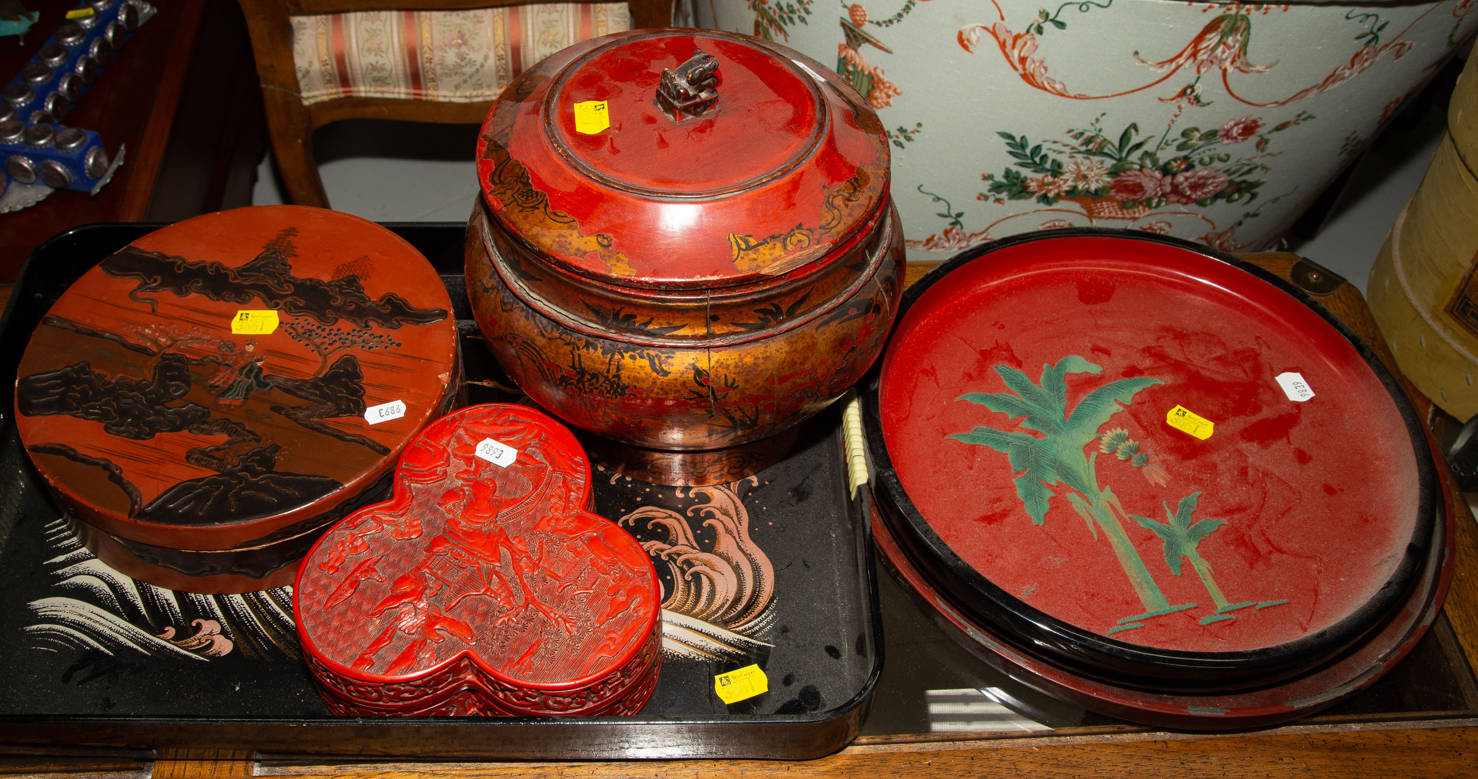 SELECTION OF CHINESE & OTHER LACQUER