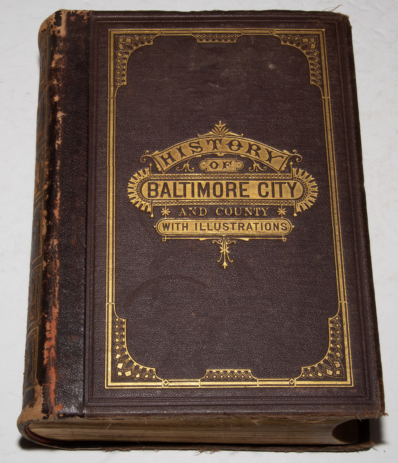 RARE BOOK SCHARF HISTORY OF BALTIMORE 3384bf