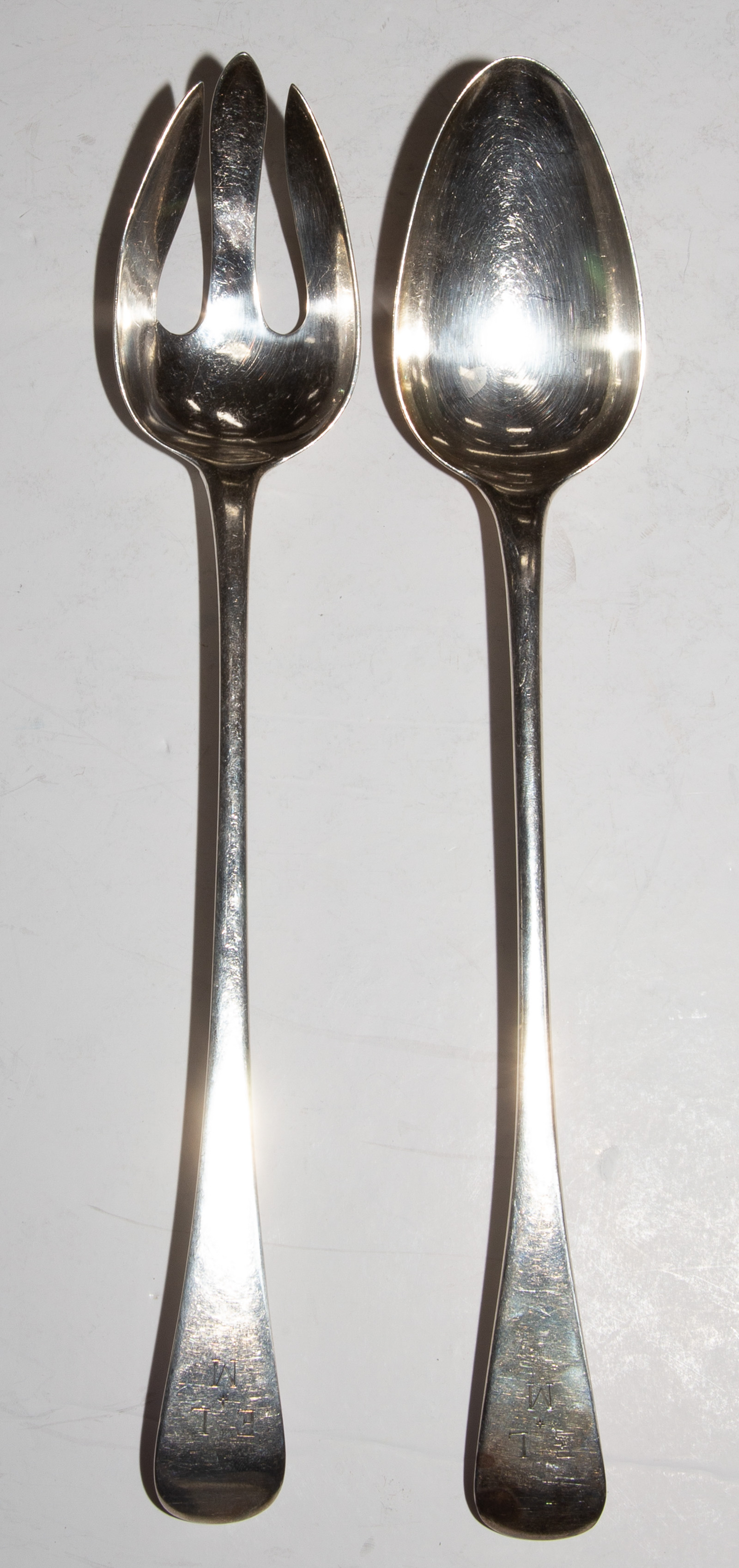 GEORGE III SILVER STUFFING SPOON 3384c2