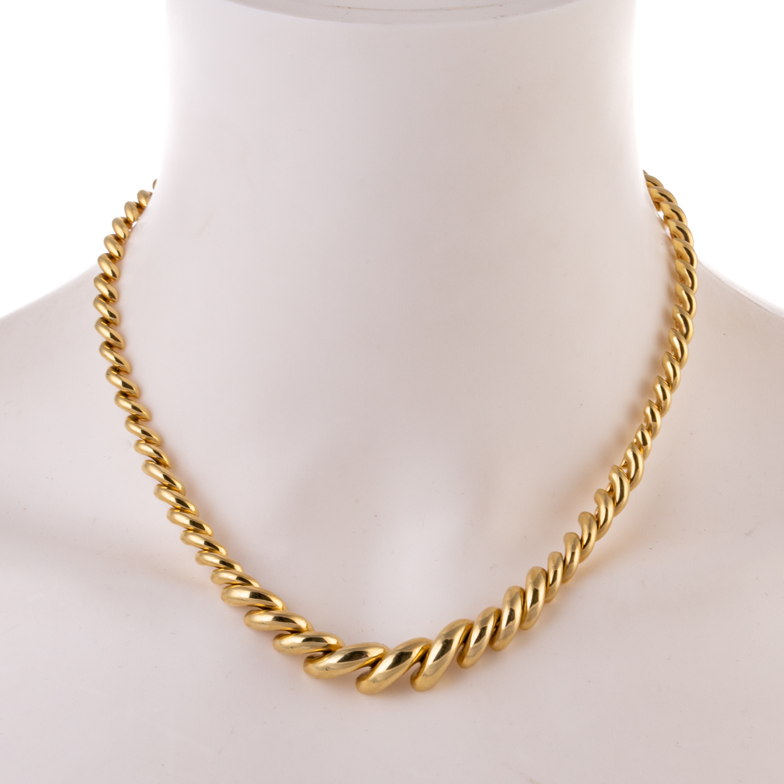 A SAN MARCO NECKLACE IN 14K YELLOW