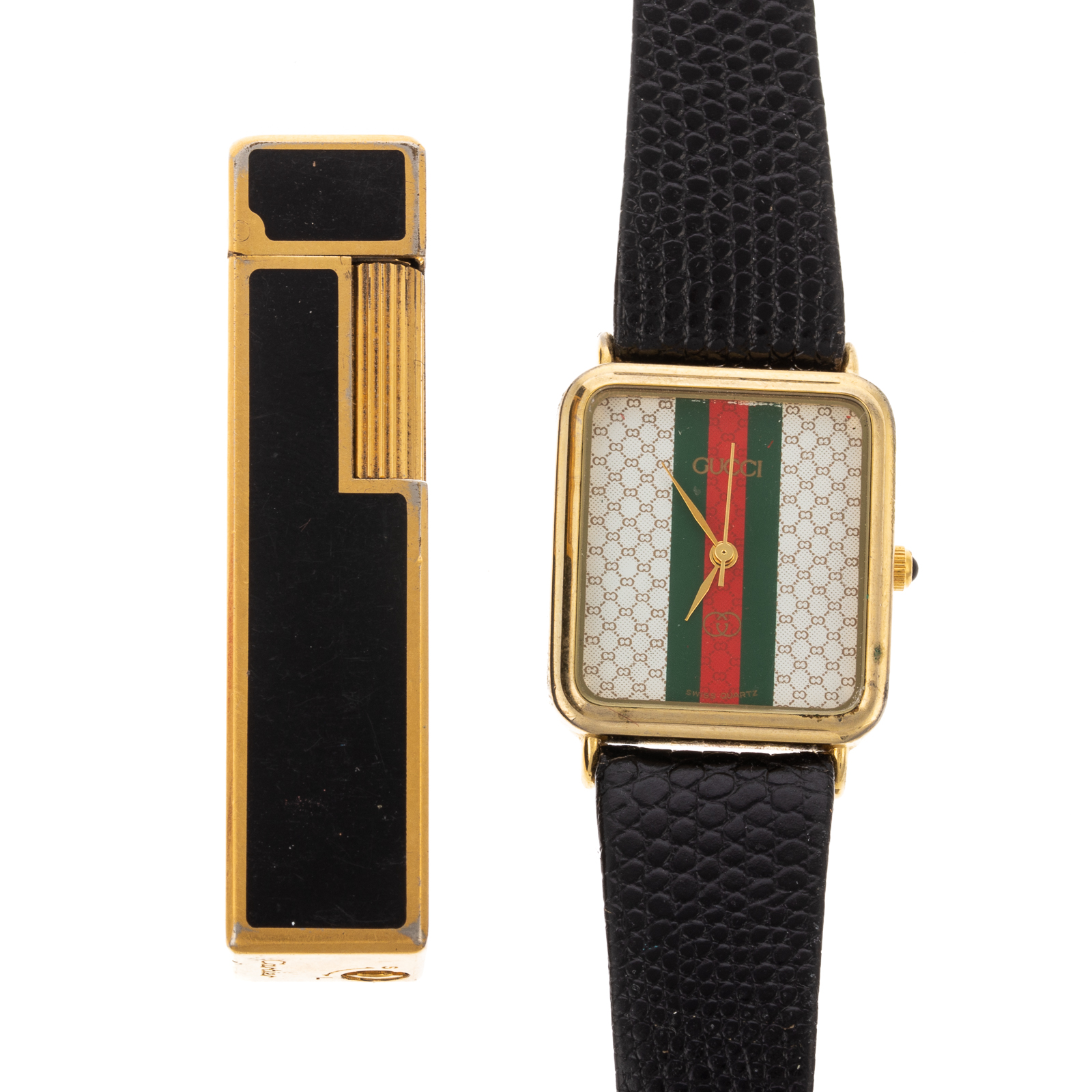 A GUCCI WATCH CARTIER LIGHTER 3386e9