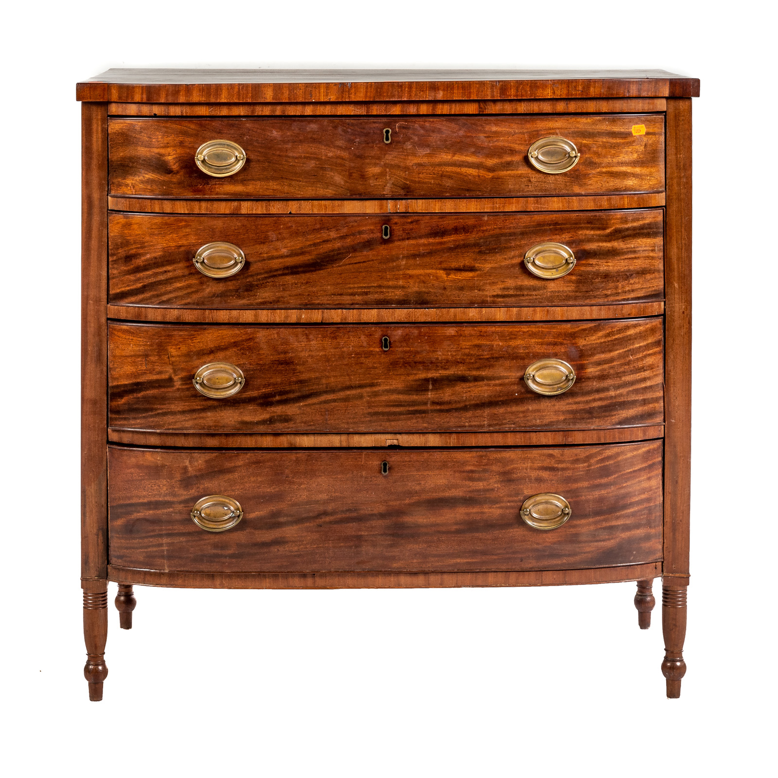 FEDERAL MAHOGANY BOWFRONT CHEST 338774