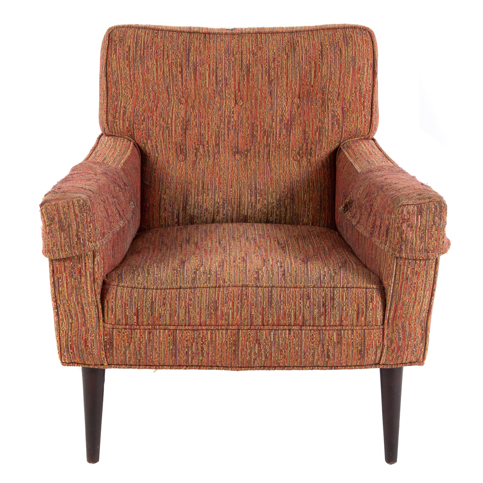 MID CENTURY UPHOLSTERED ARM CHAIR 338788