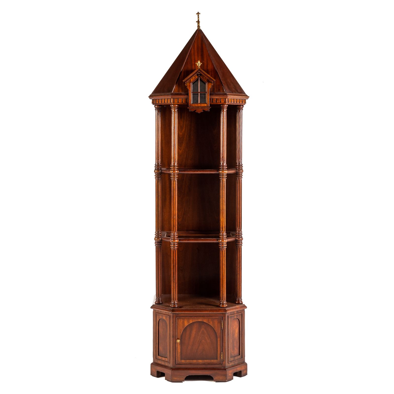 MAITLAND SMITH MAHOGANY CURIO CABINET 338796