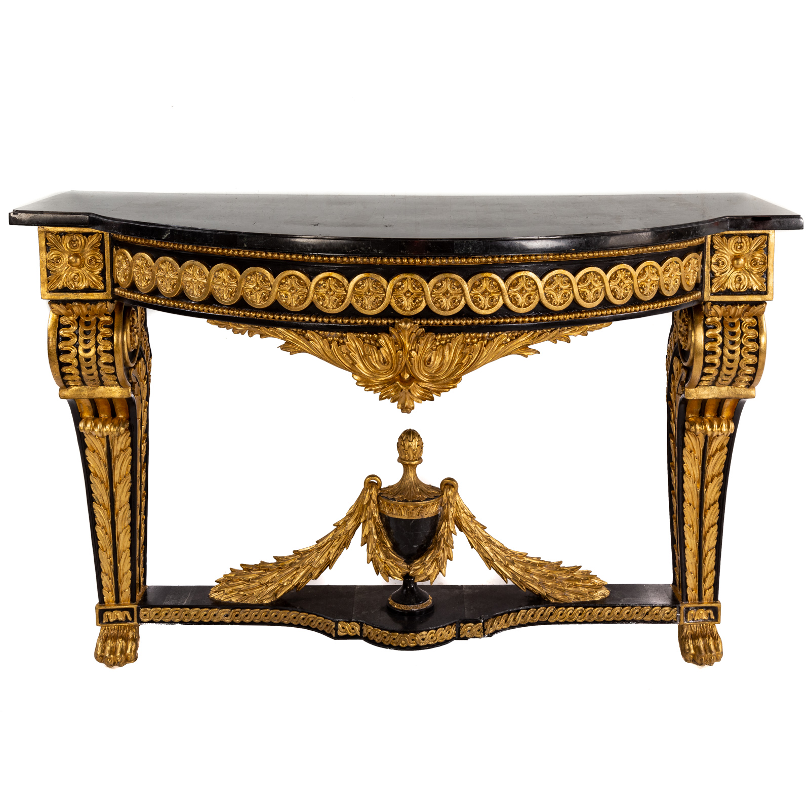 EMPIRE STYLE EBONIZED GILT WOOD 338791