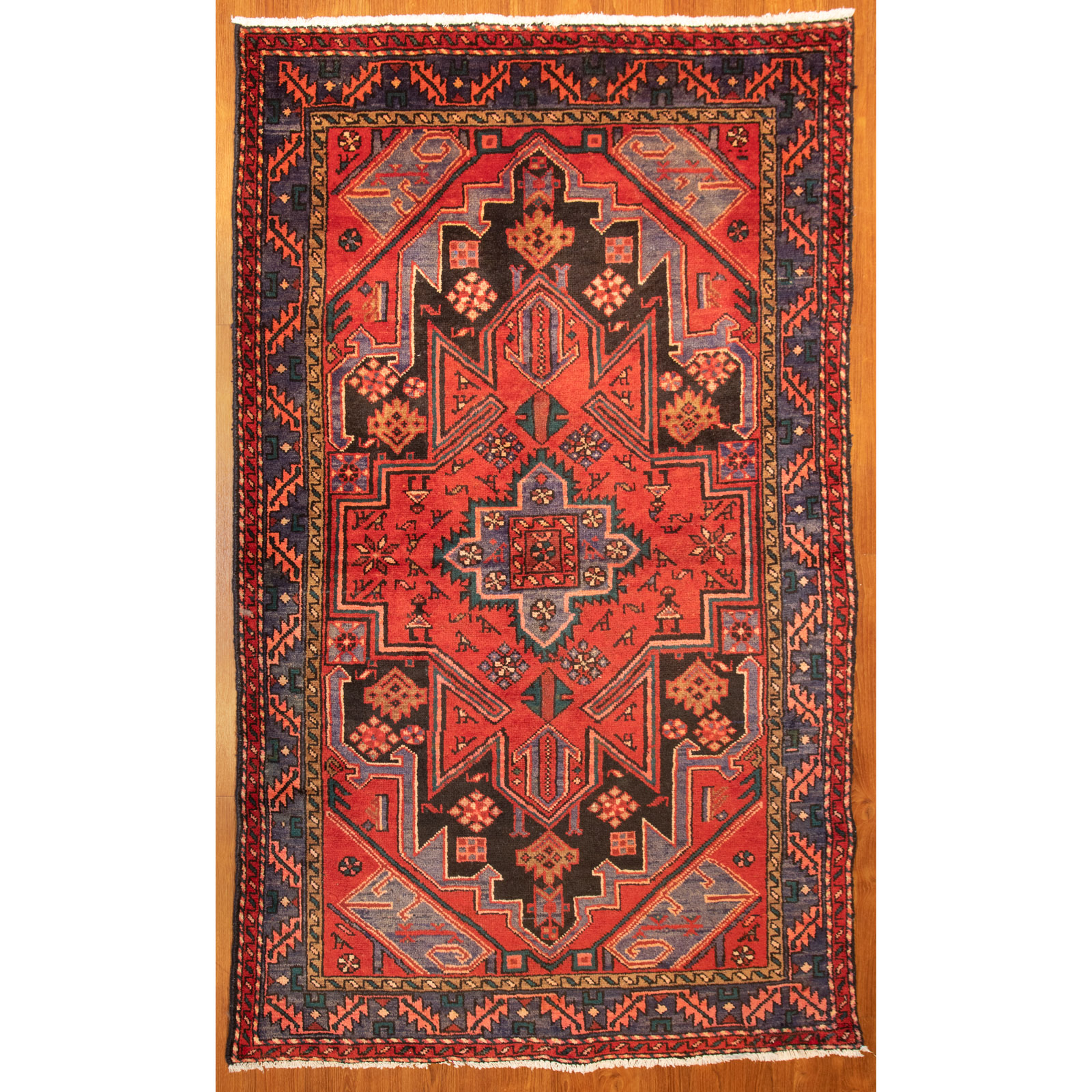 HAMADAN RUG, PERSIA, 4.1 X 6.6