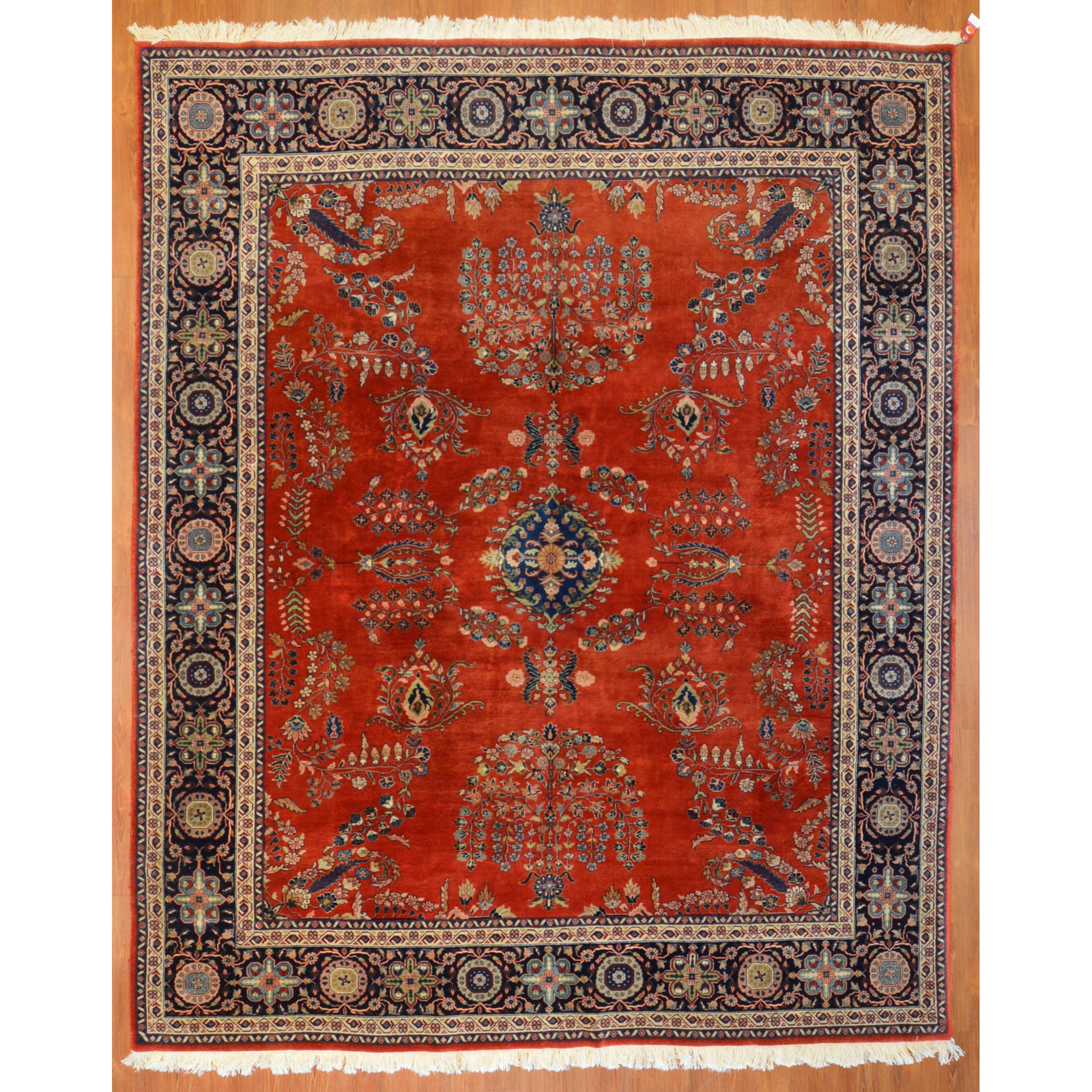 INDO SAROUK RUG, INDIA, 8 X 9.10