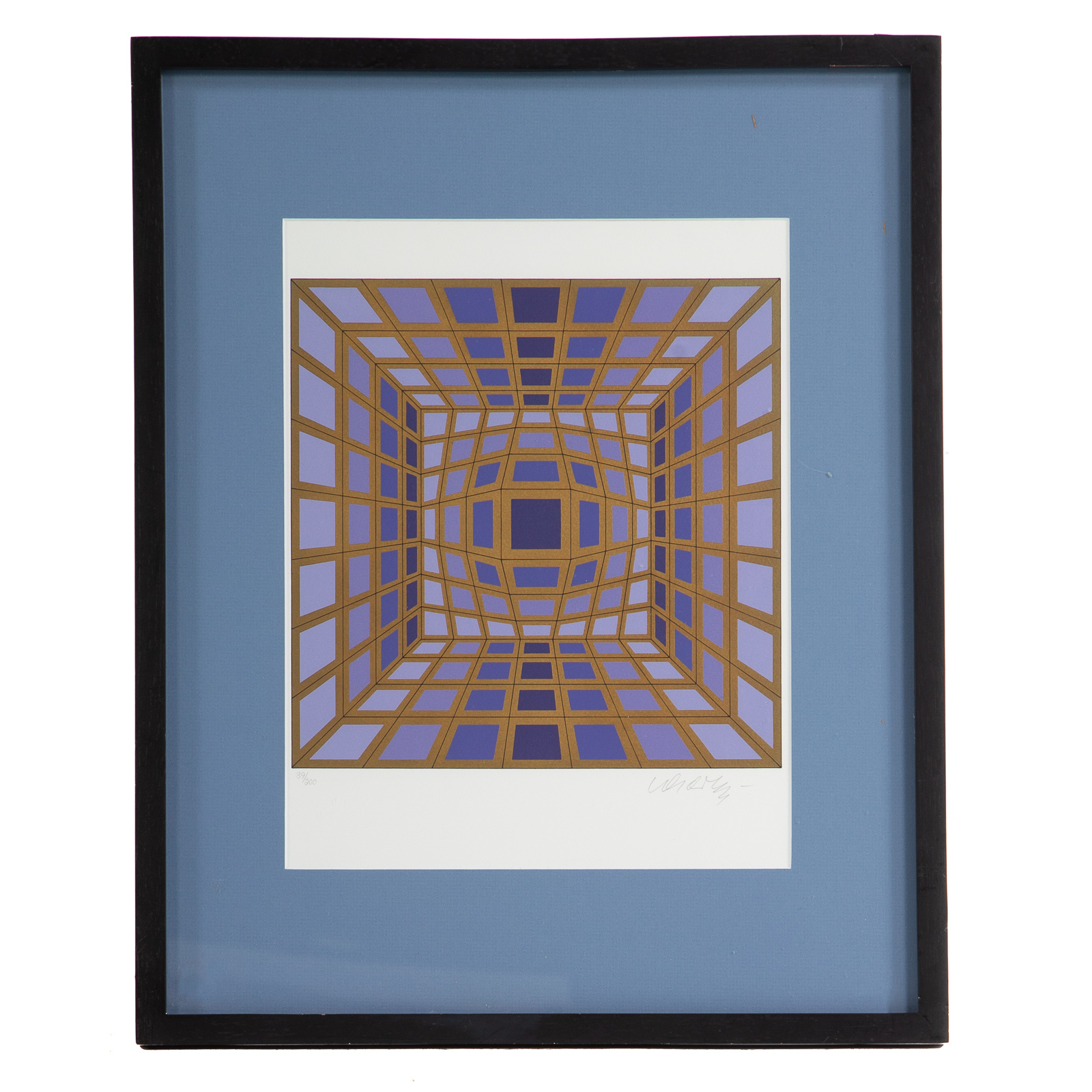 VICTOR VASARELY UNTITLED ABSTRACT  338823