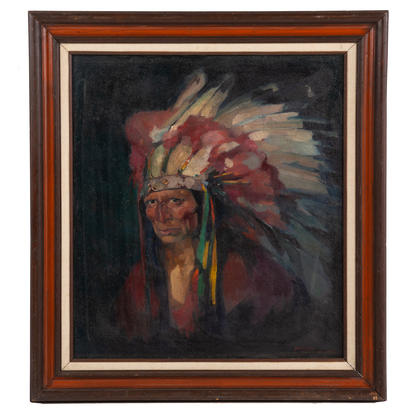 HANS PAAP INDIAN CHIEF OIL 338829