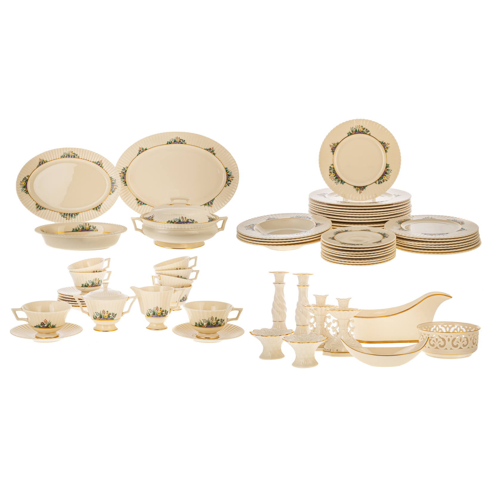 LENOX PORCELAIN RUTLEDGE PARTIAL 33888f