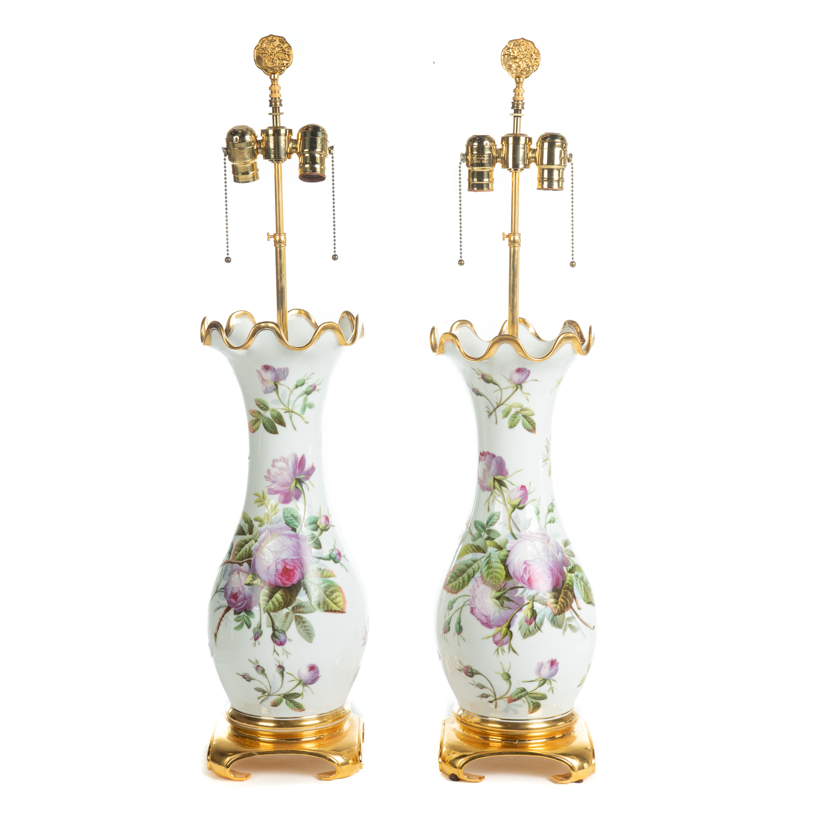 A PAIR OF FRENCH PORCELAIN VASE 3388aa