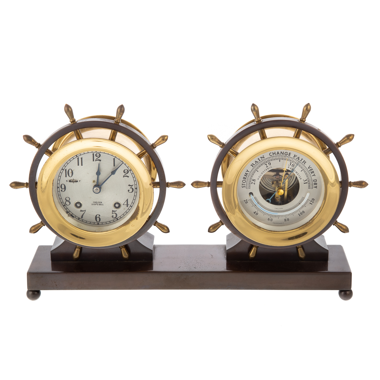 CHELSEA DESK CLOCK & BAROMETER UNIT