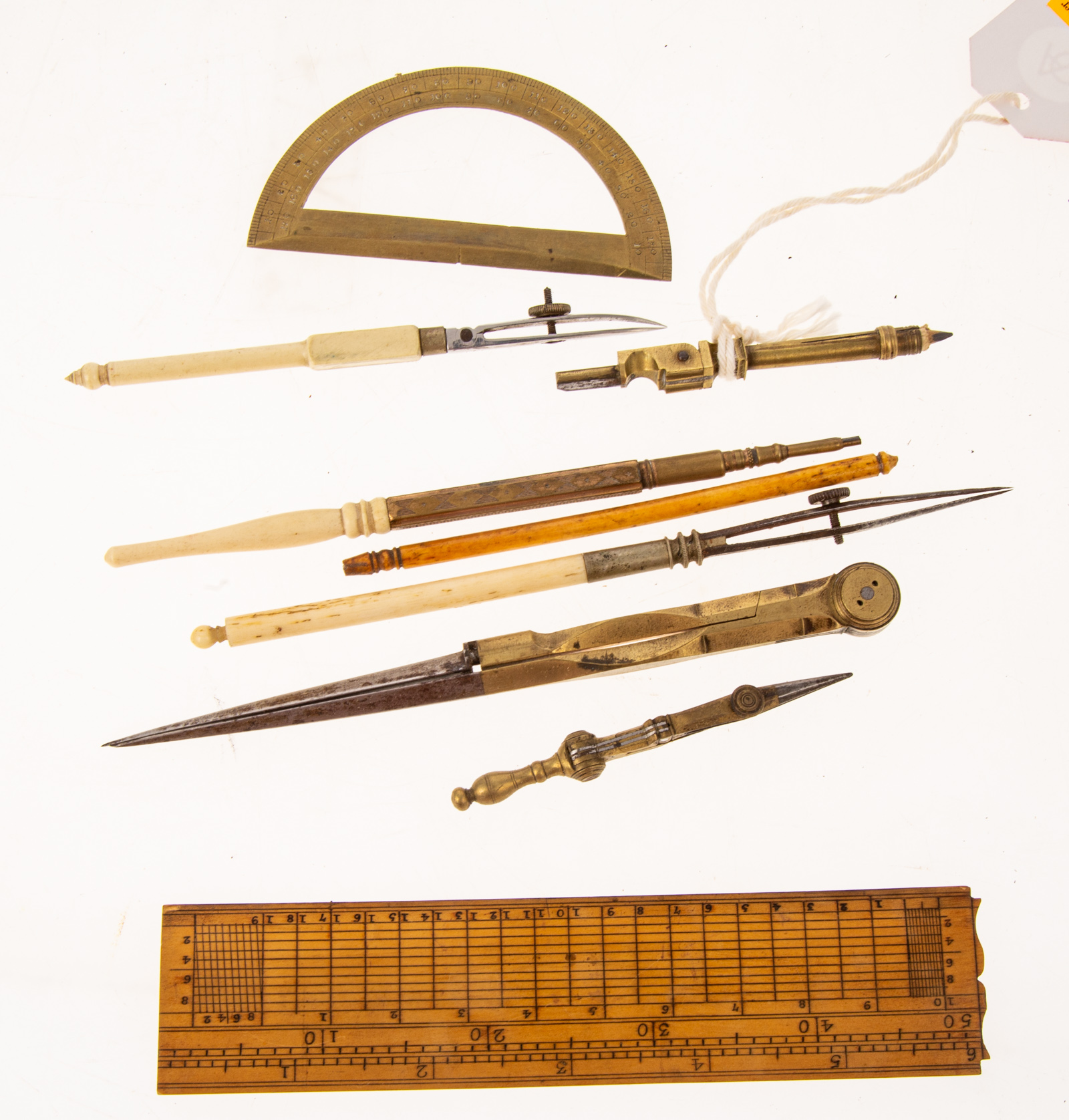 CASED SET OF NAUTICAL DRAFTING