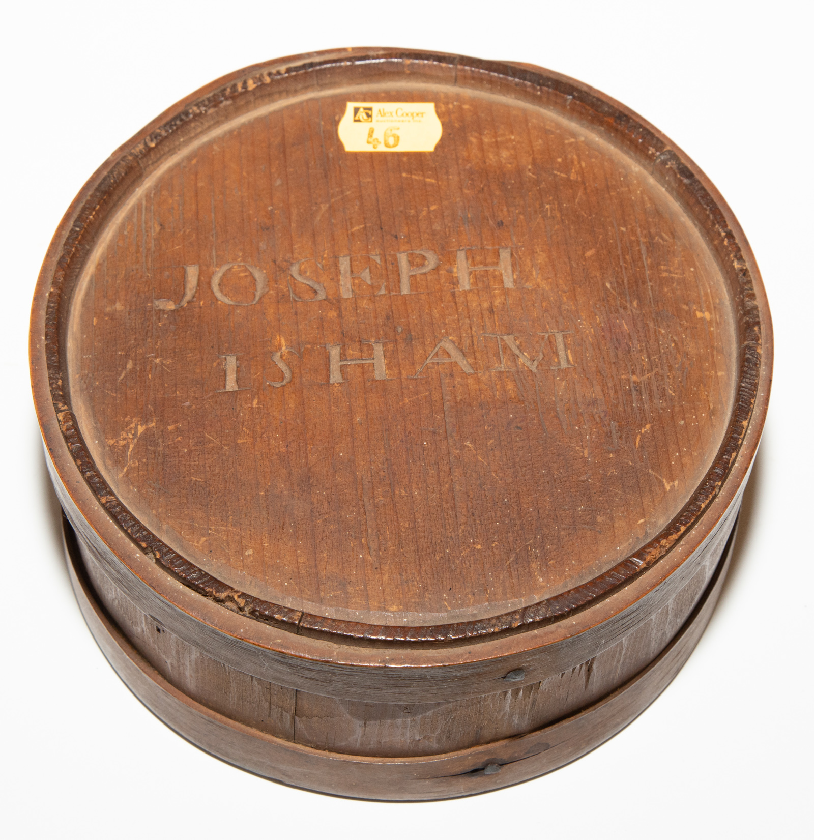 REVOLUTIONARY WAR ERA WOODEN CANTEEN,